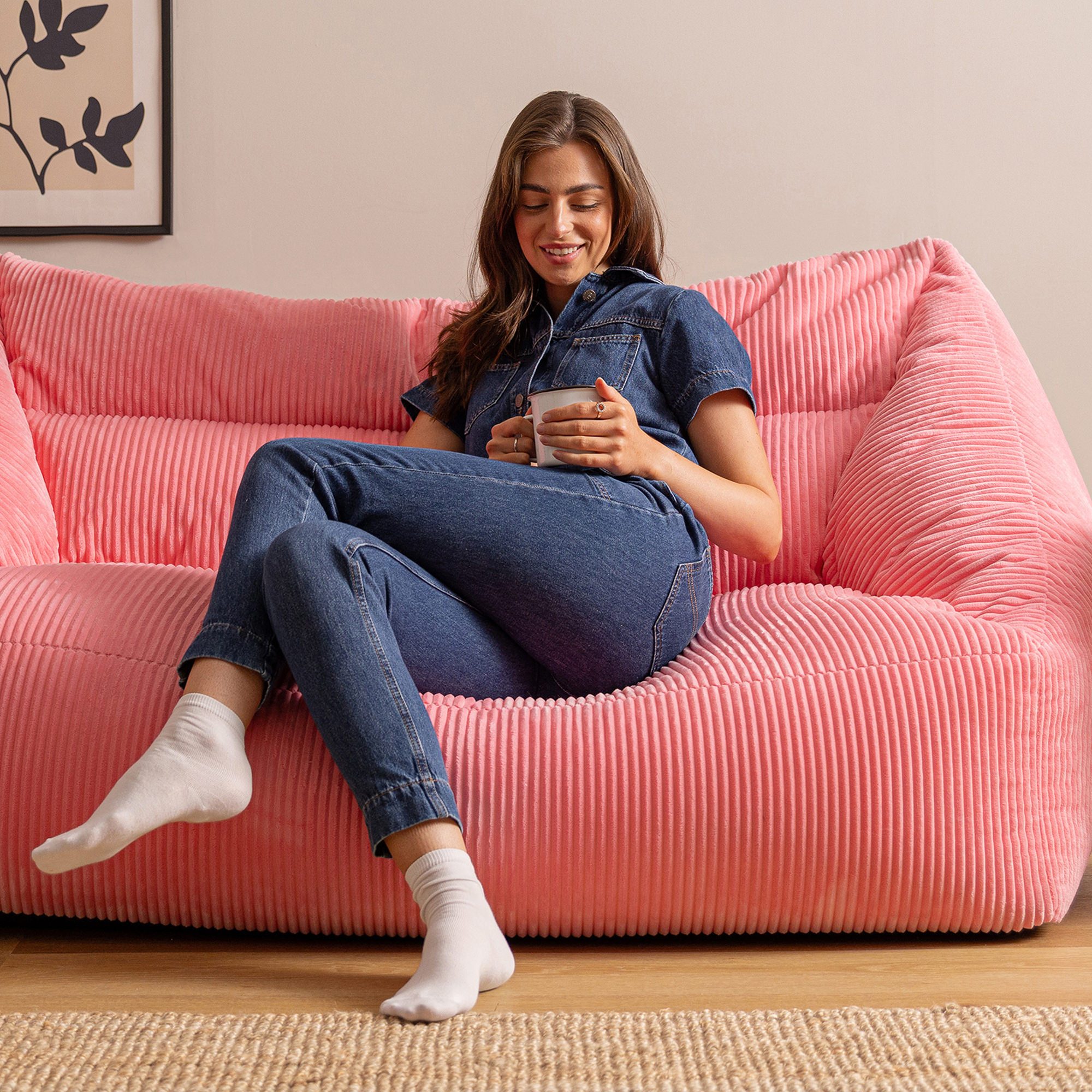 icon Sitzsack Sofa Erwachsene aus Cord günstig online kaufen