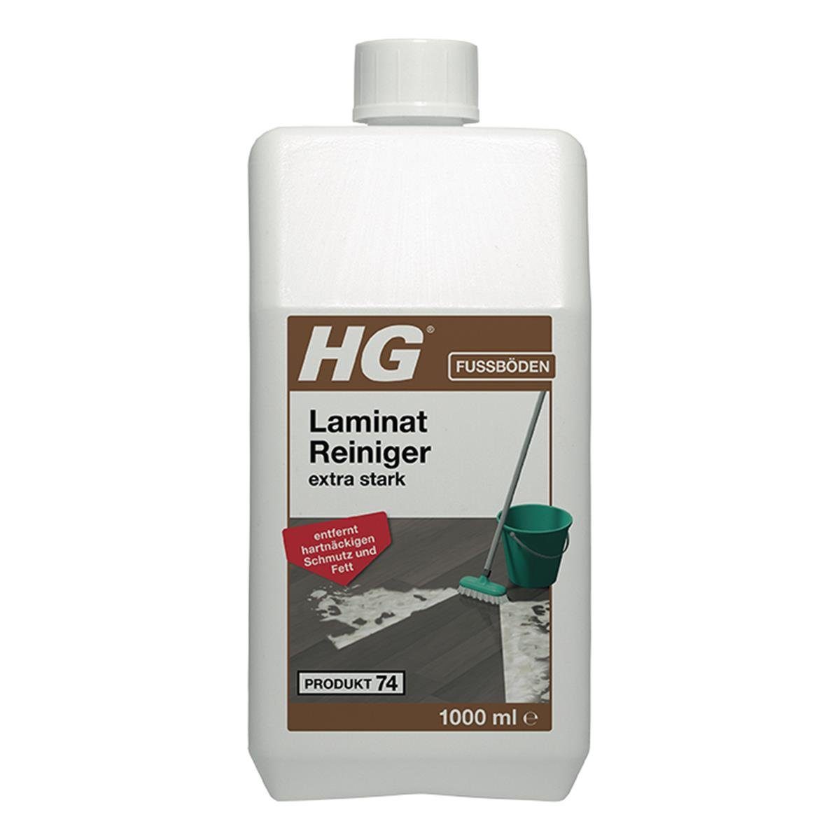 HG HG Laminat Reiniger extra stark (Produkt 74) 1L (1er Pack) Fussbodenreiniger