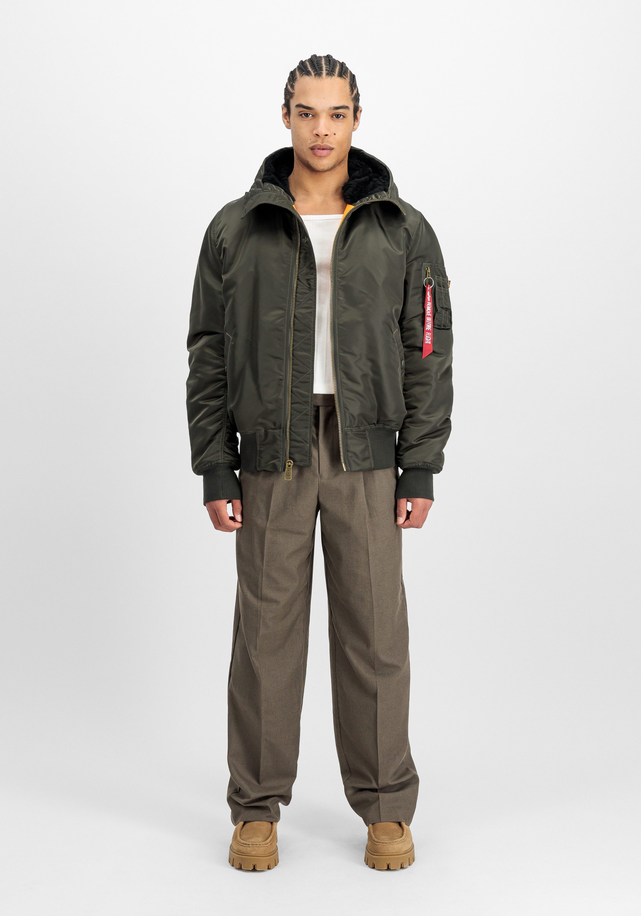 Alpha Industries Bomberjacke MA-1 Hooded Slim – Bild 3 von 5