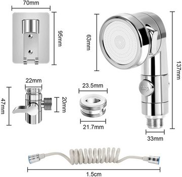 HYTIREBY Waschbeckendusche Externer Duschkopf für Waschbecken Duschkopf mit Schlauch und Ständer, für Haarwäsche oder Reinigung Waschbecken und Bidet