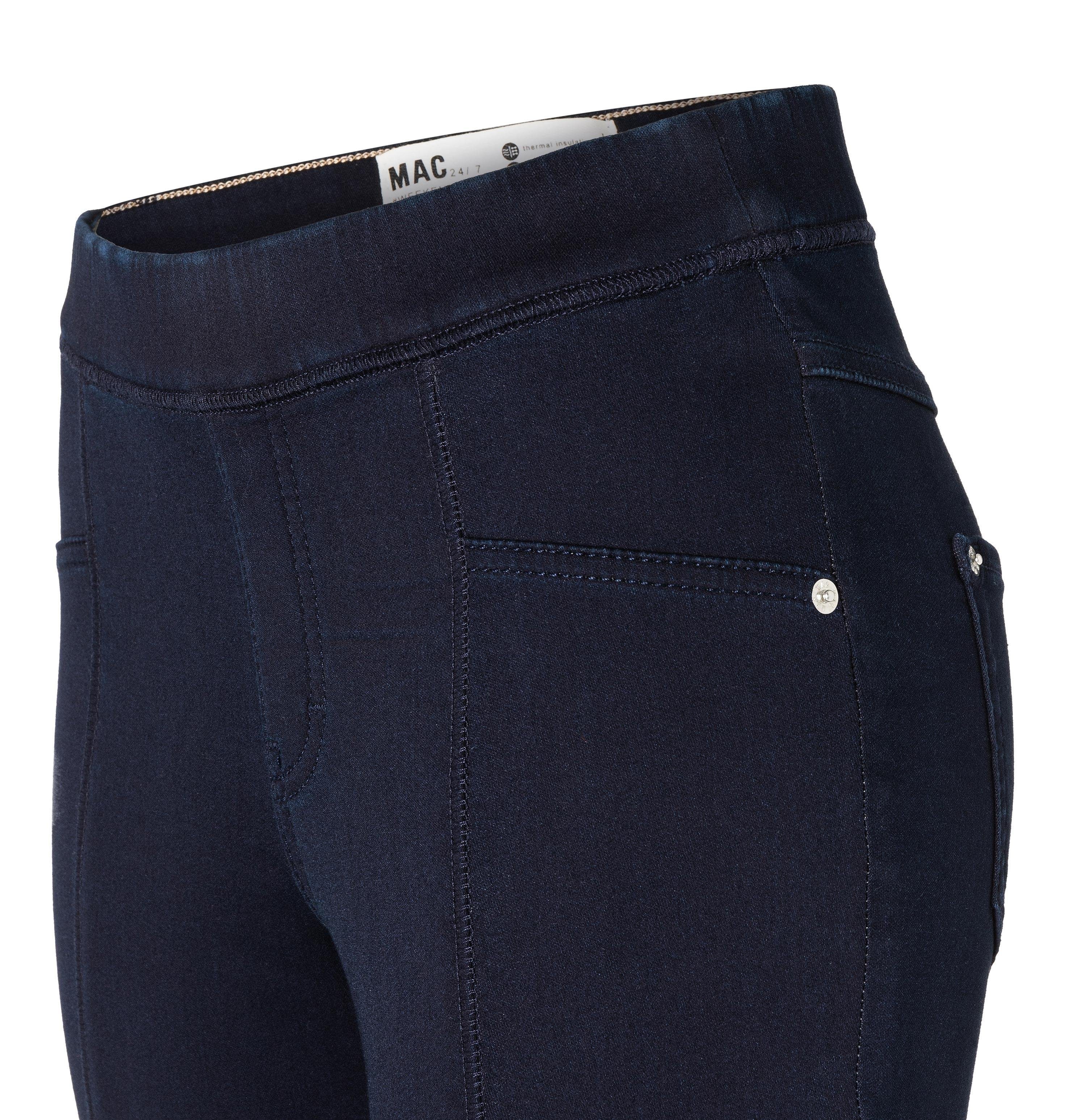 more ISKO™ than - LEGGINGS DENIM SOFT MAC Stretch-Jeans D802 MAC rinsewash 5907-90-0350