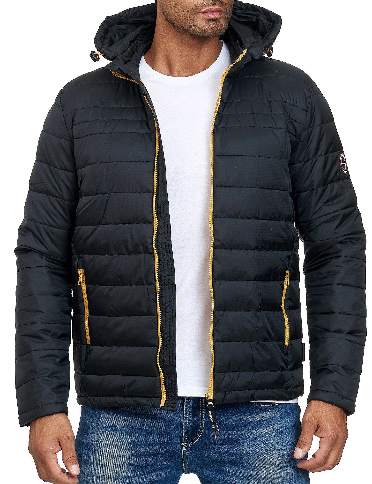 Allwetterjacke Übergangsjacke Herren - Lascelles - Abtrennbare Kapuze und Tunnelzug