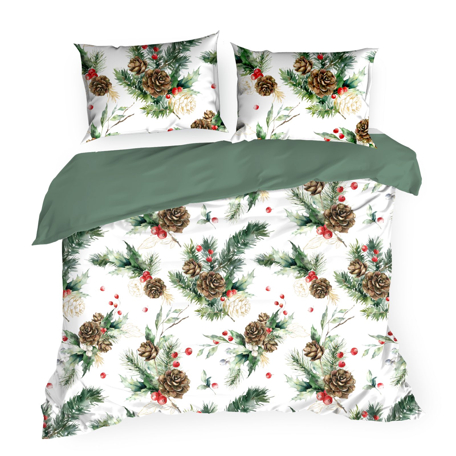 Eurofirany Bettwäsche Weihnachtsbettwäsche, Weihnachtsgeschenk Satinbaumwol günstig online kaufen