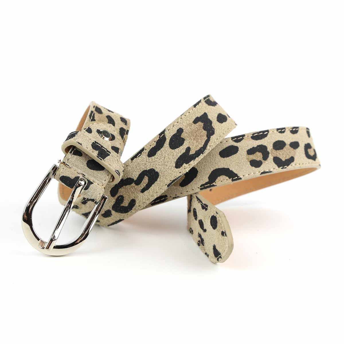 ITALYSHOP24 Ledergürtel Made in Italy Damen Gürtel Leo Muster Hüfte Taillen günstig online kaufen