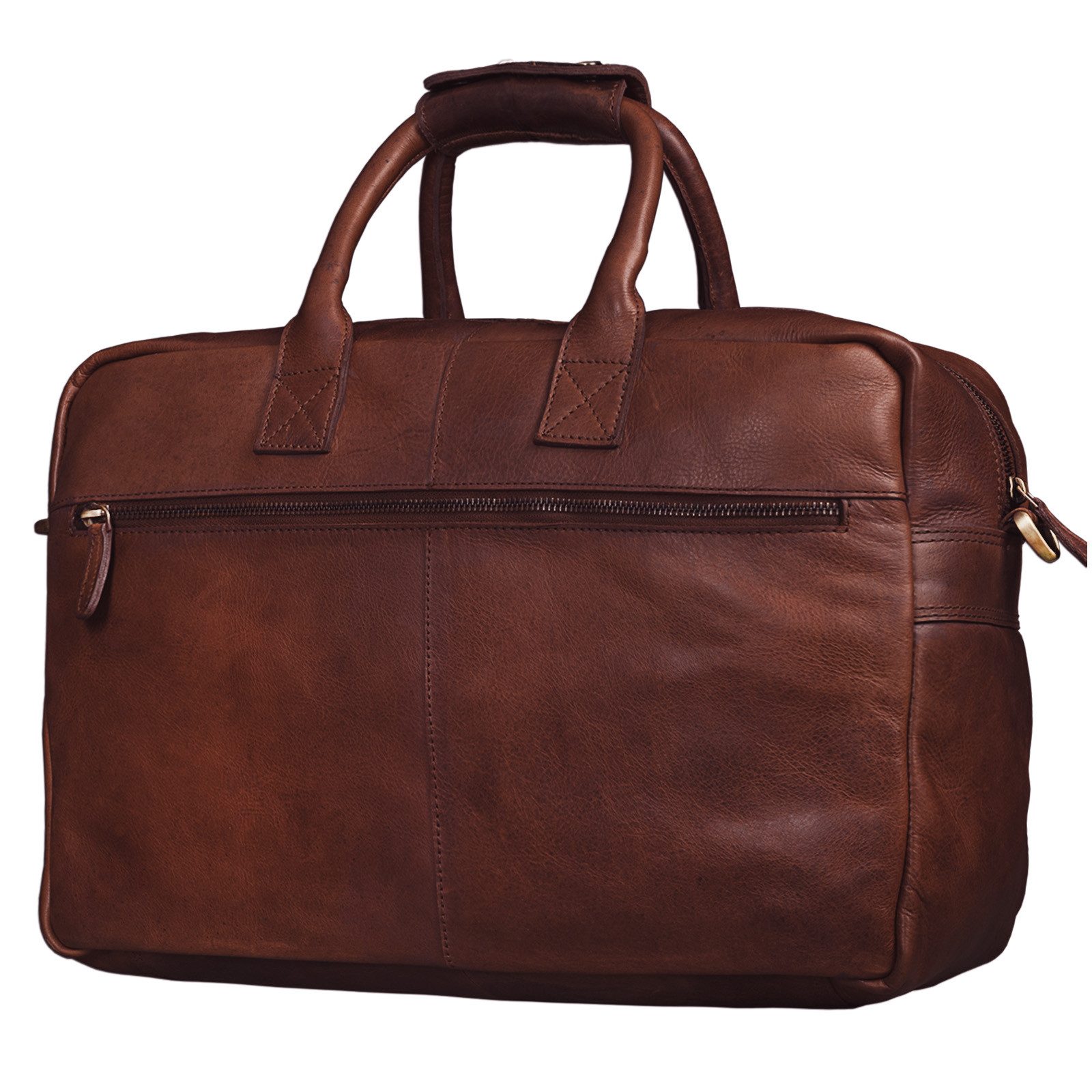 STILORD Laptoptasche "Henri" Bürotasche Leder