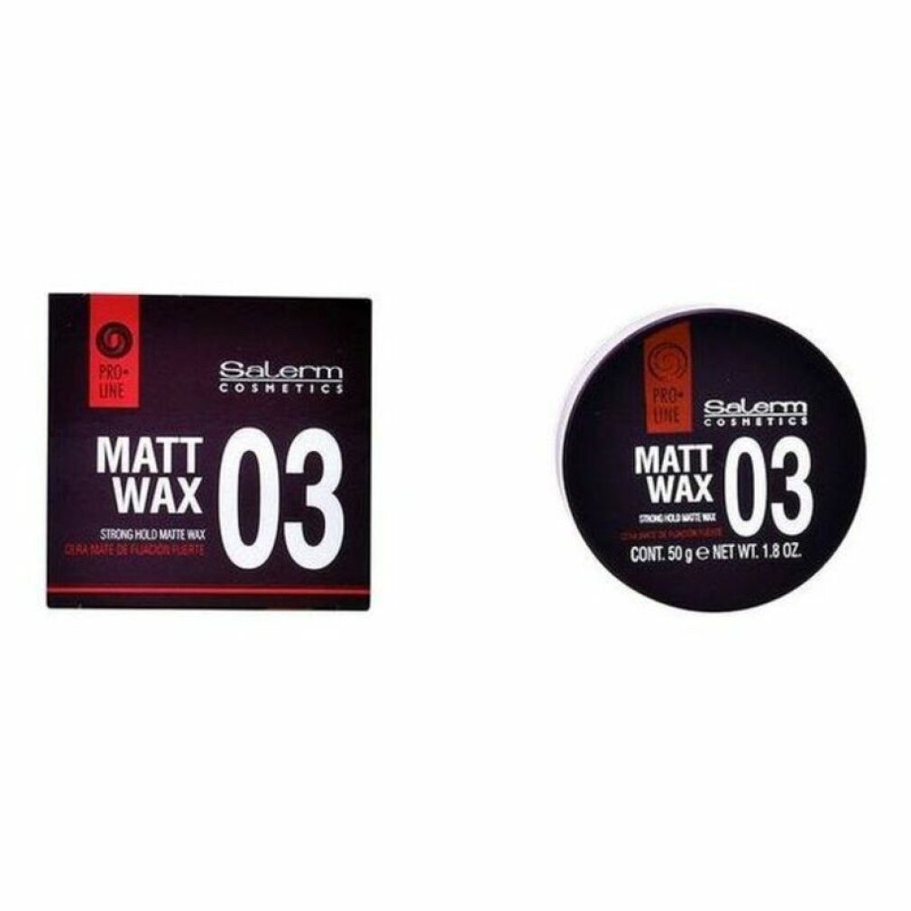 Salerm Modelliercreme Cosmetics Matt Wax Strong Hold Matte Wachs 50g