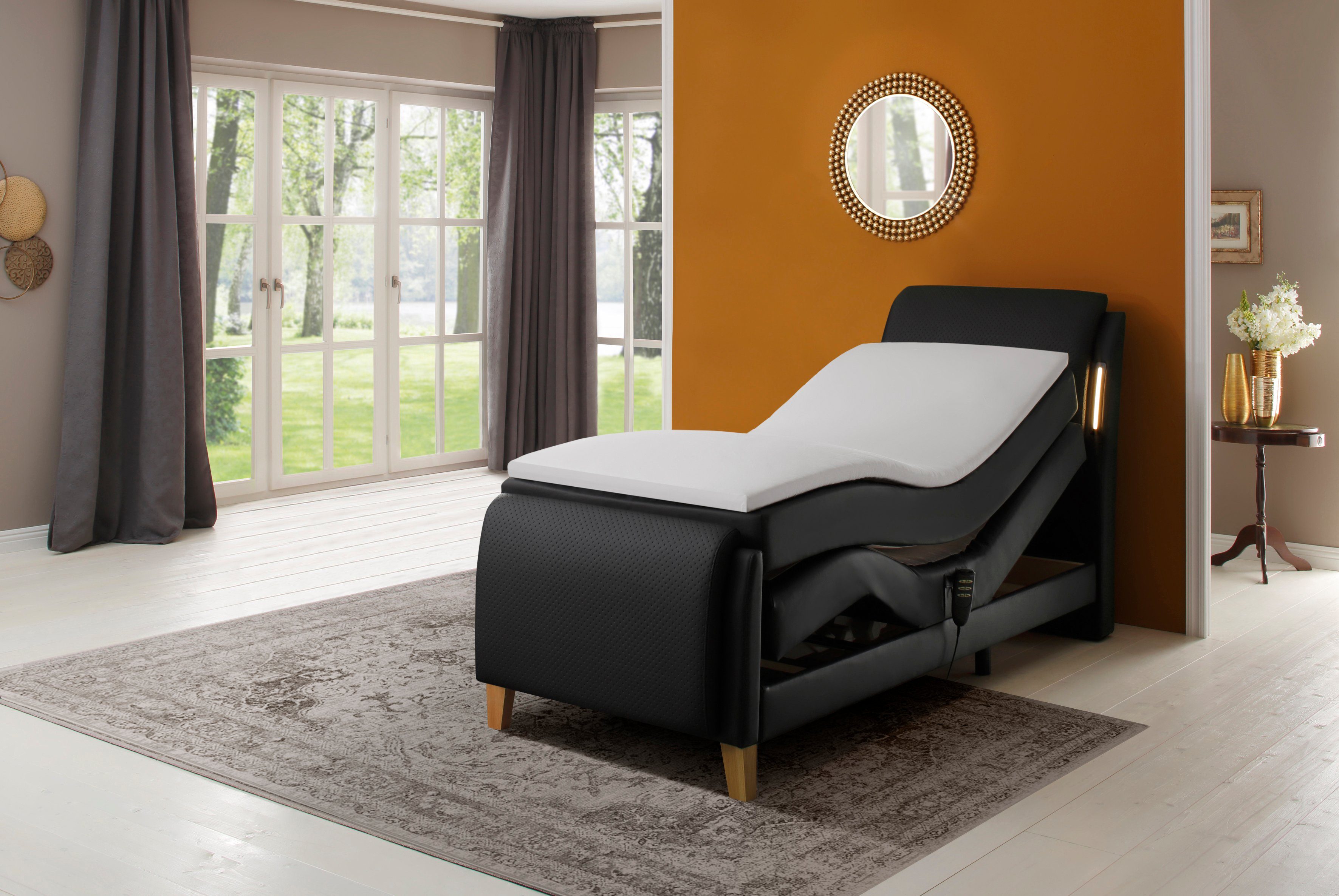 Home affaire Boxspringbett Messina2, Liegekomfort elektrisch günstig online kaufen