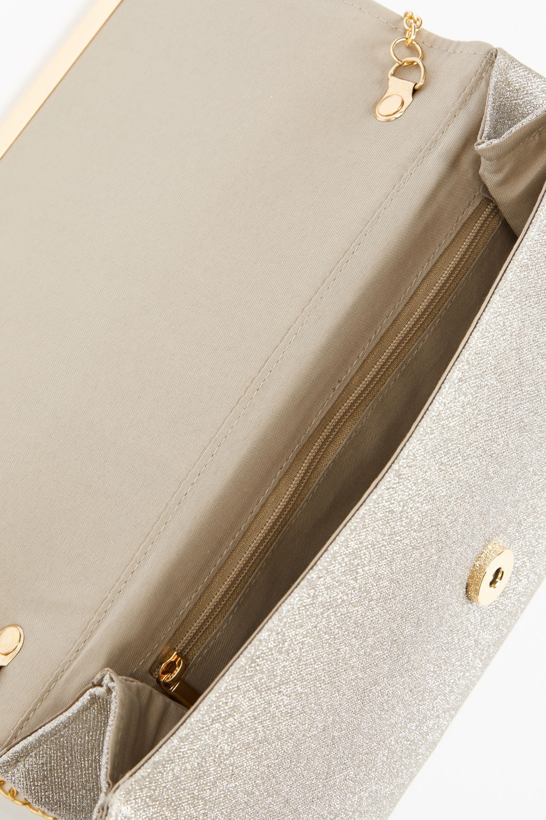 Next Clutch Shimmer Clutch-Tasche mit abnehmbarer Umhängekette (1-tlg)