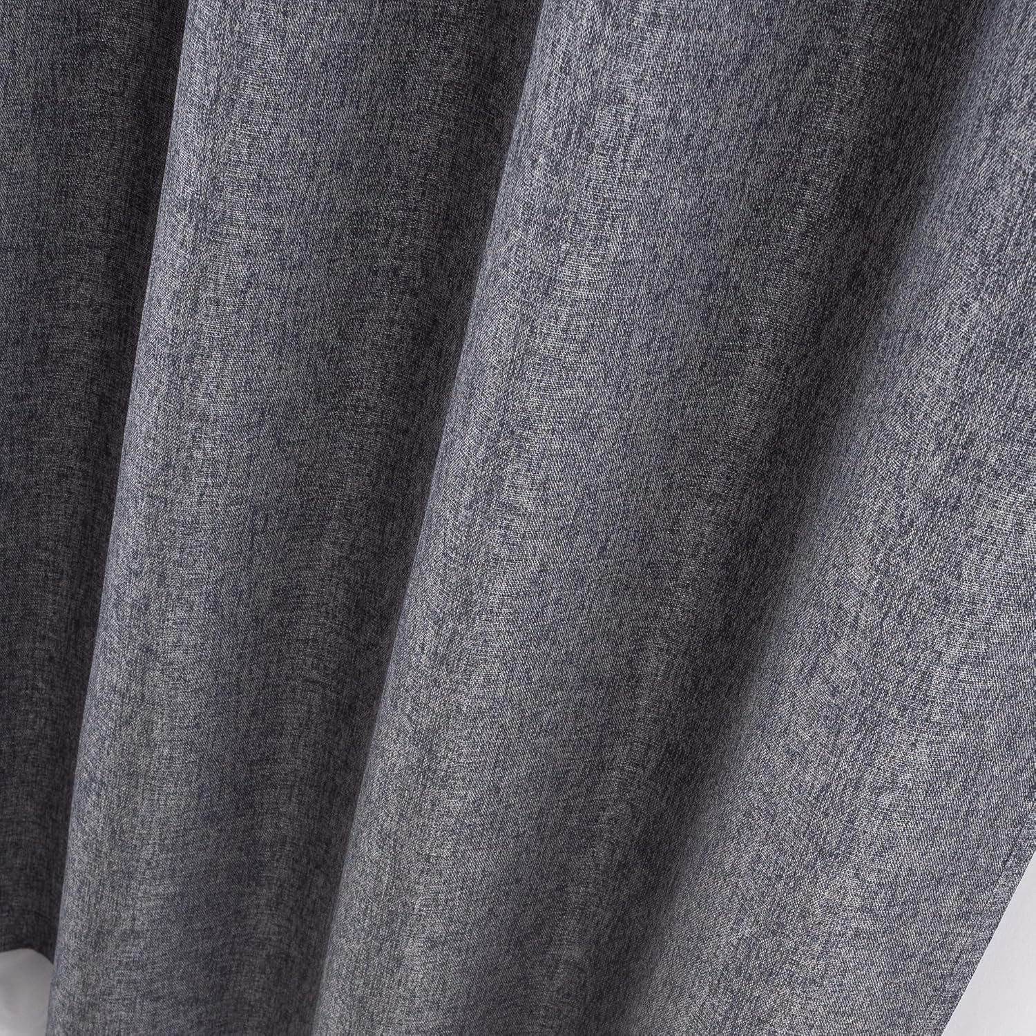 Brilliant Gardine / Grobgewebt / Öse / 140x245cm / Blickdickt / #9006, Blic günstig online kaufen