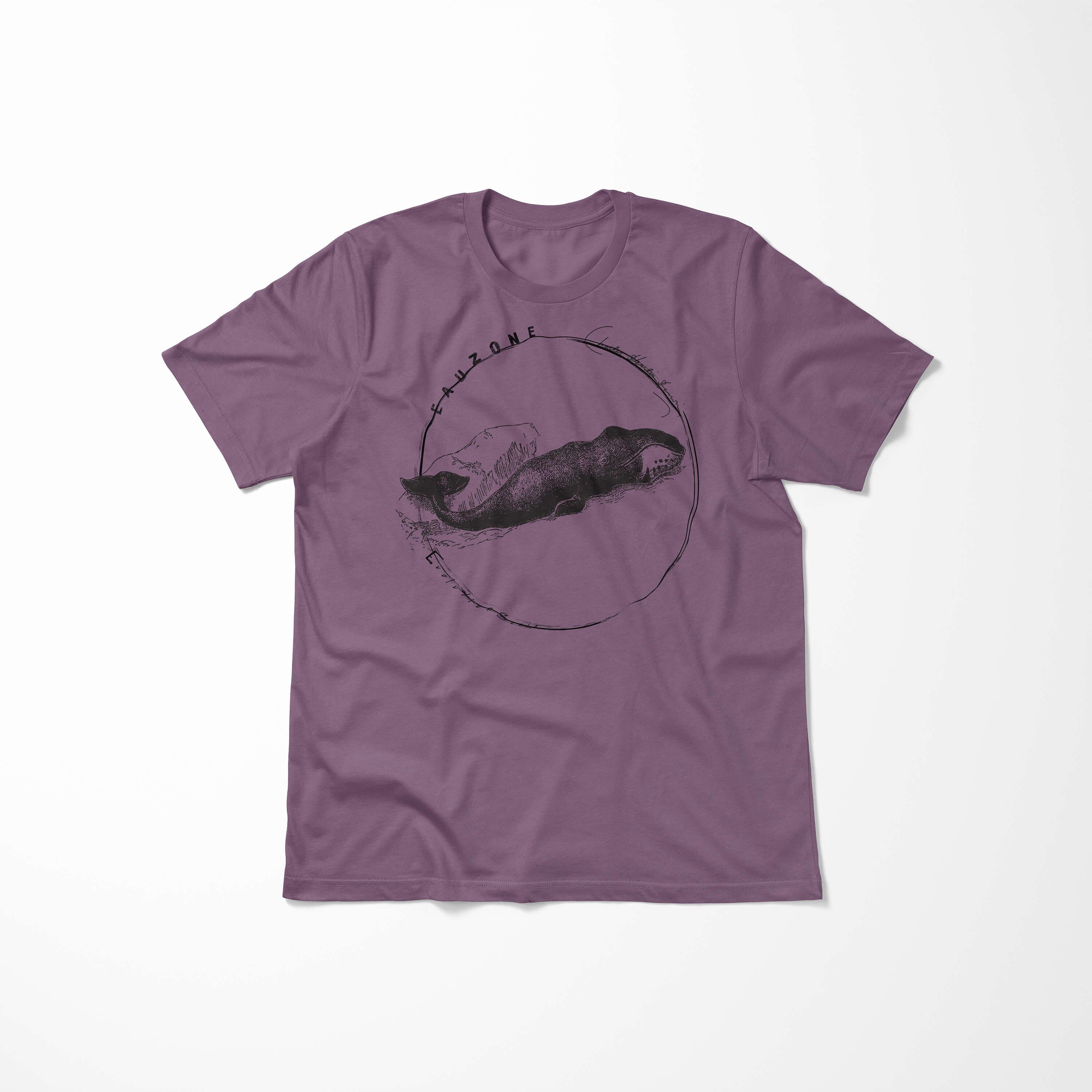 Sinus Shiraz Evolution Herren Grönlandwal T-Shirt Art T-Shirt