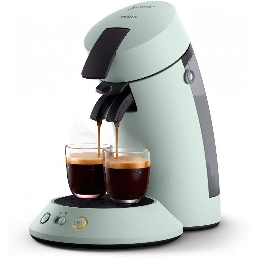 Philips Senseo mint CSA210/20 - Kaffeepadmaschine Original matt - Plus Kaffeepadmaschine
