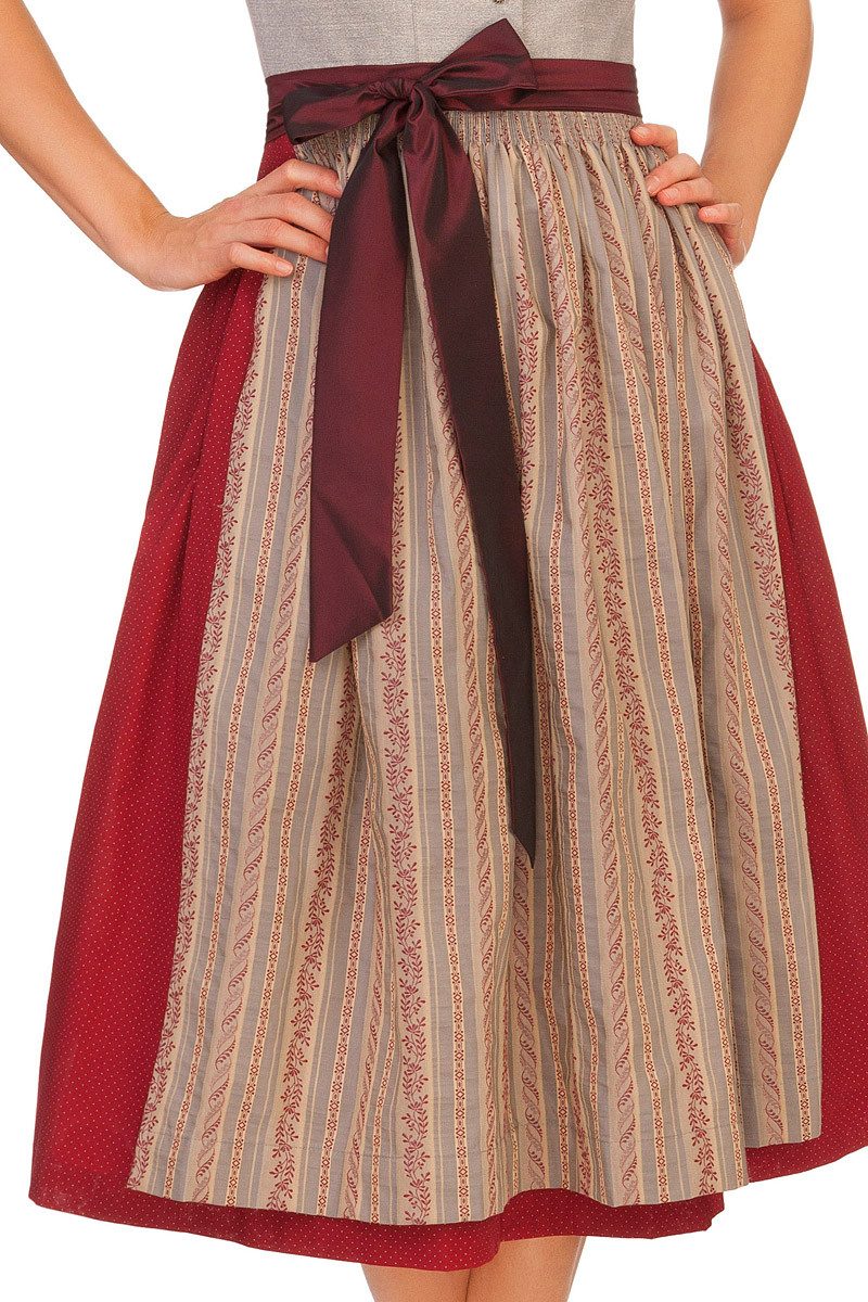Hammerschmid Dirndl Dirndl lang 2tlg. - CHIEMSEE - rot