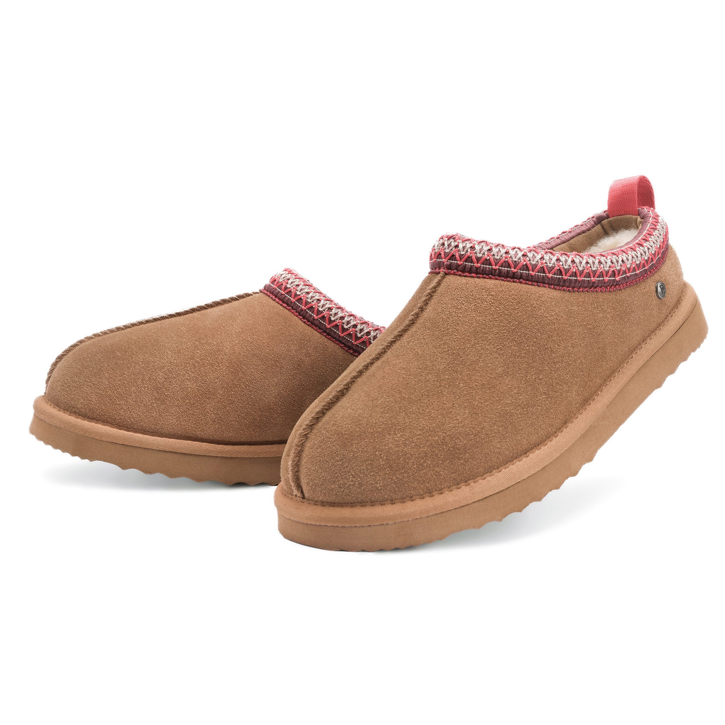 Parfeying Damen Pantoffeln TASZEN Style aus luxuriösem australischem Lammerfell Plüsch Hausschuhe echtem weicher Merinowolle 100% natürliche Materialien