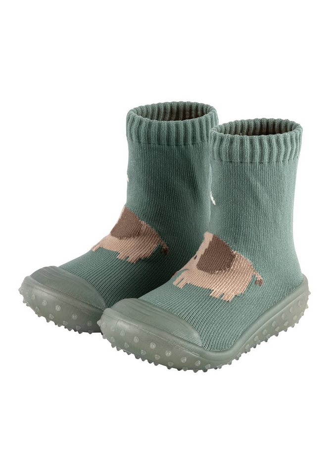 Sterntaler® Basicsocken Adventure-Socks Elefant (1-Paar, 1 Paar) Adventure Socks Elefant, rutschfest, elastisch & schnelltrocknend