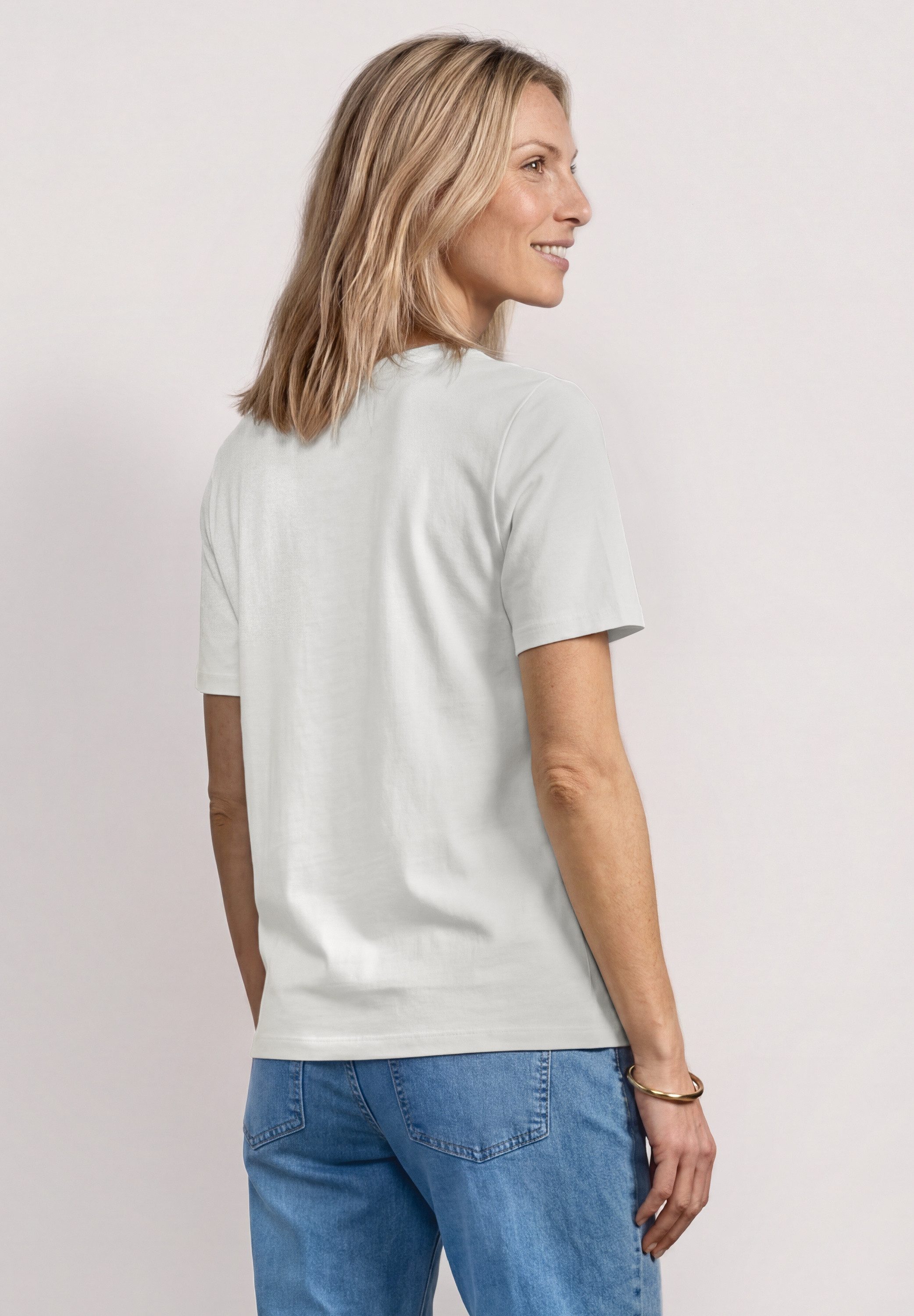 STREET ONE T-Shirt im soften Baumwoll-Mix