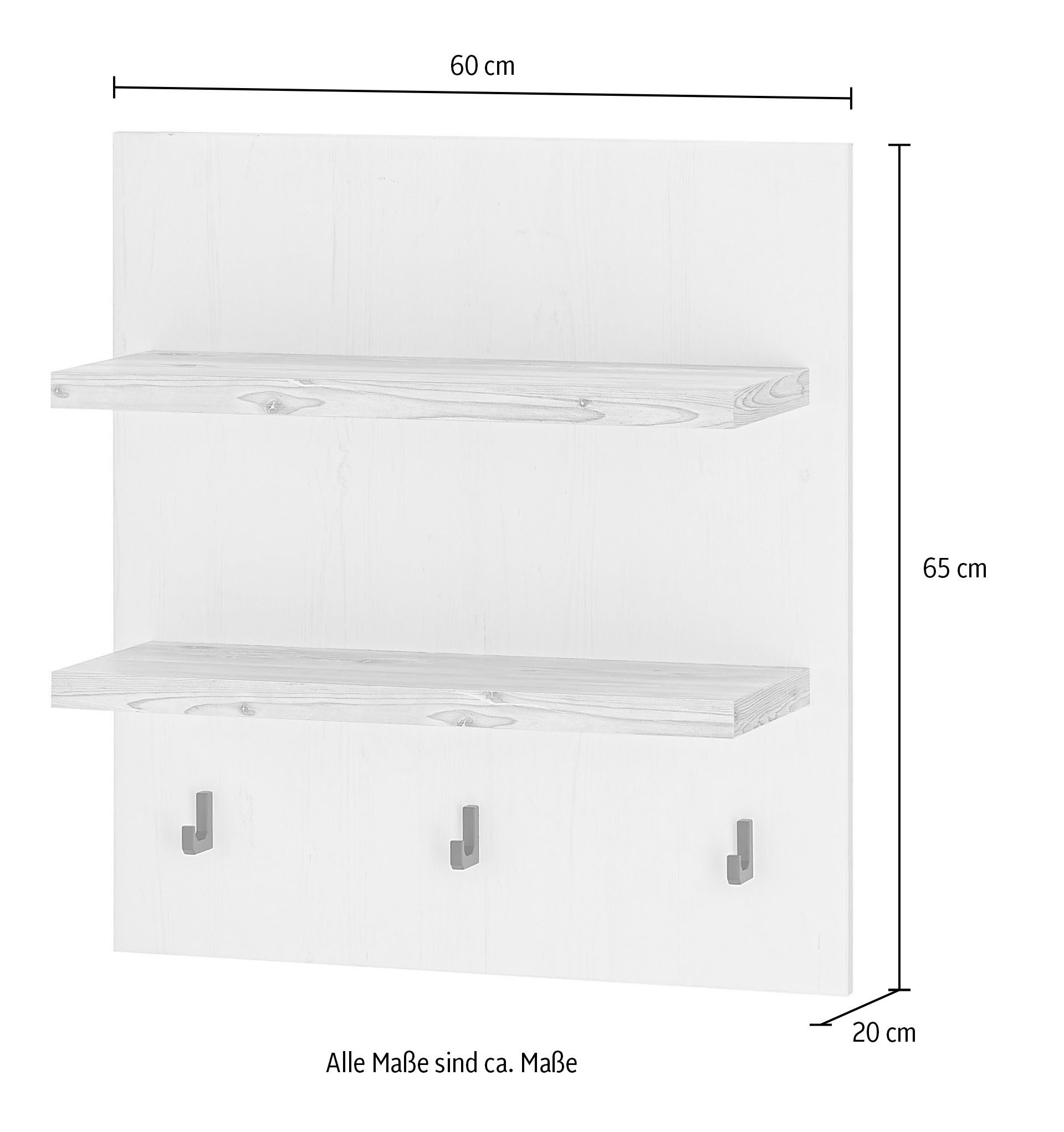 Home affaire Florence kitchen unit, kitchen in pine white, with hob housing, without appliances, (set), width 394 cm, with ornate metal handles, working height 92 cm