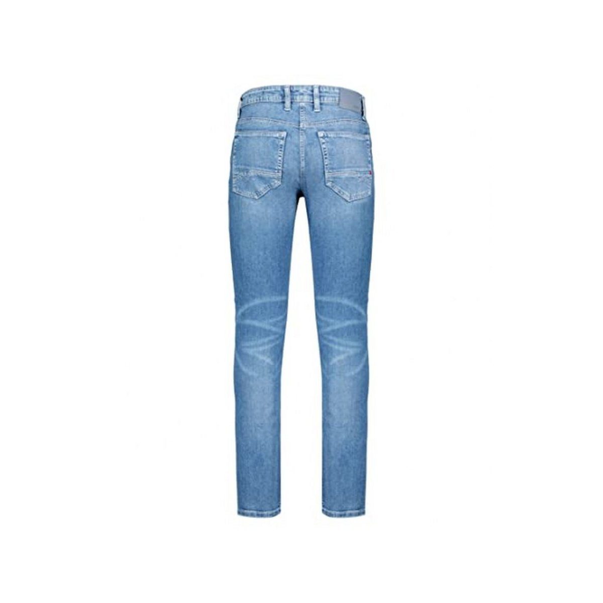 5-Pocket-Jeans (1-tlg) MAC mittel-blau