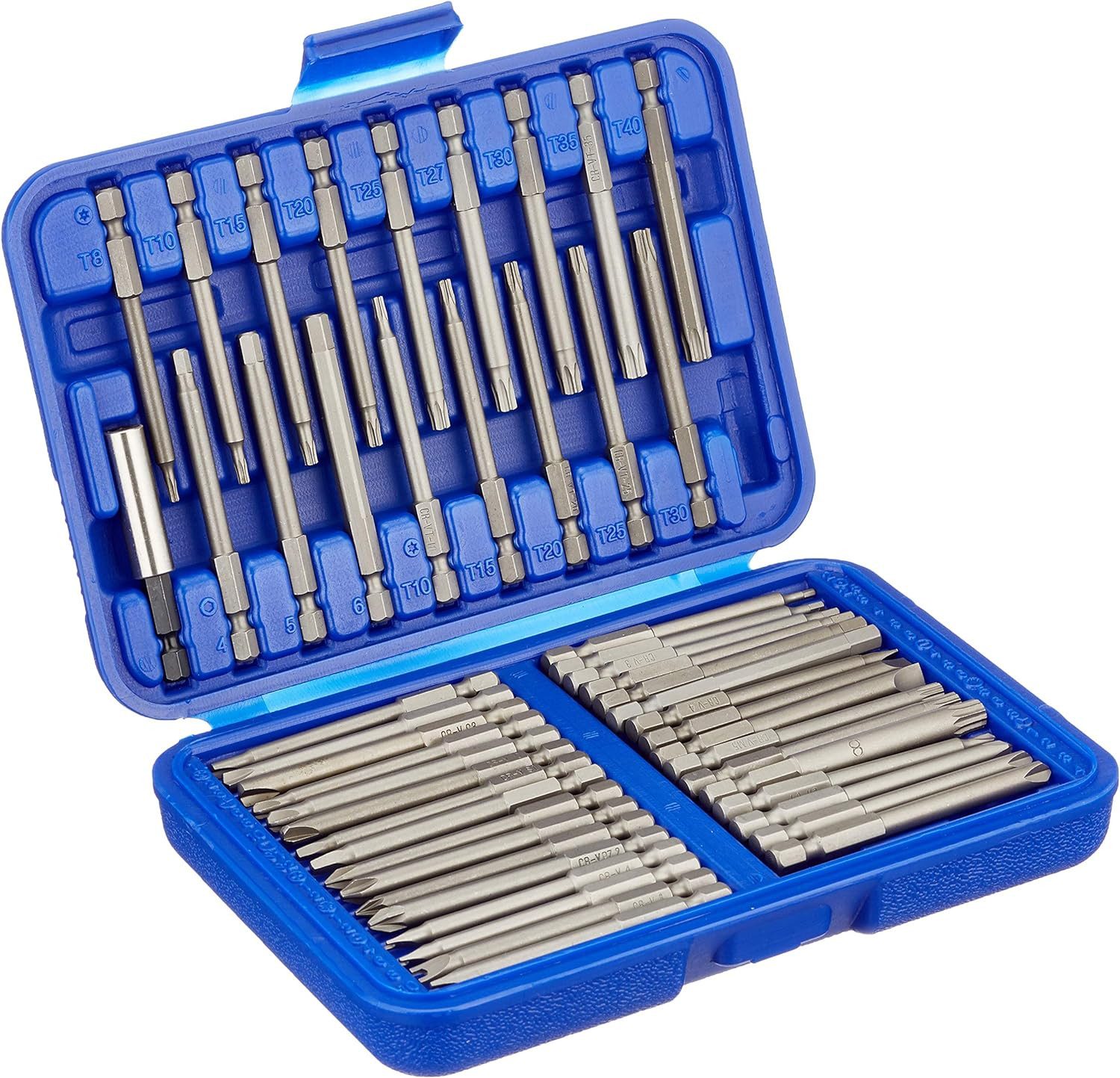 PROJAHN Werkzeugkoffer Projahn Securi Bit Box 50 teilig, mit Werkzeugkoffer, 6,3 / 1/4" 75 mm