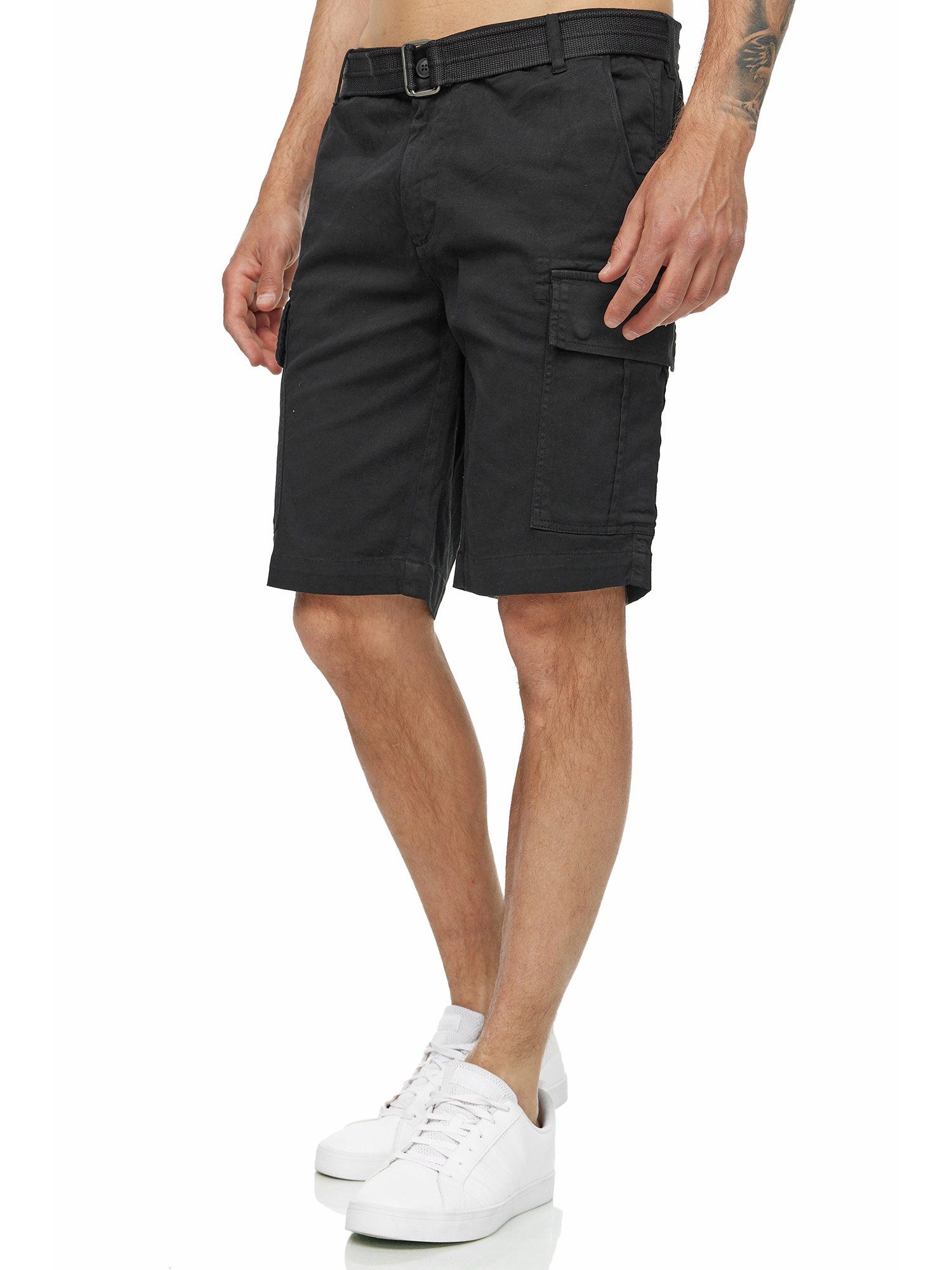 Tazzio Cargoshorts A200 Cargo Shorts inkl. abnehmbarem Gürtel
