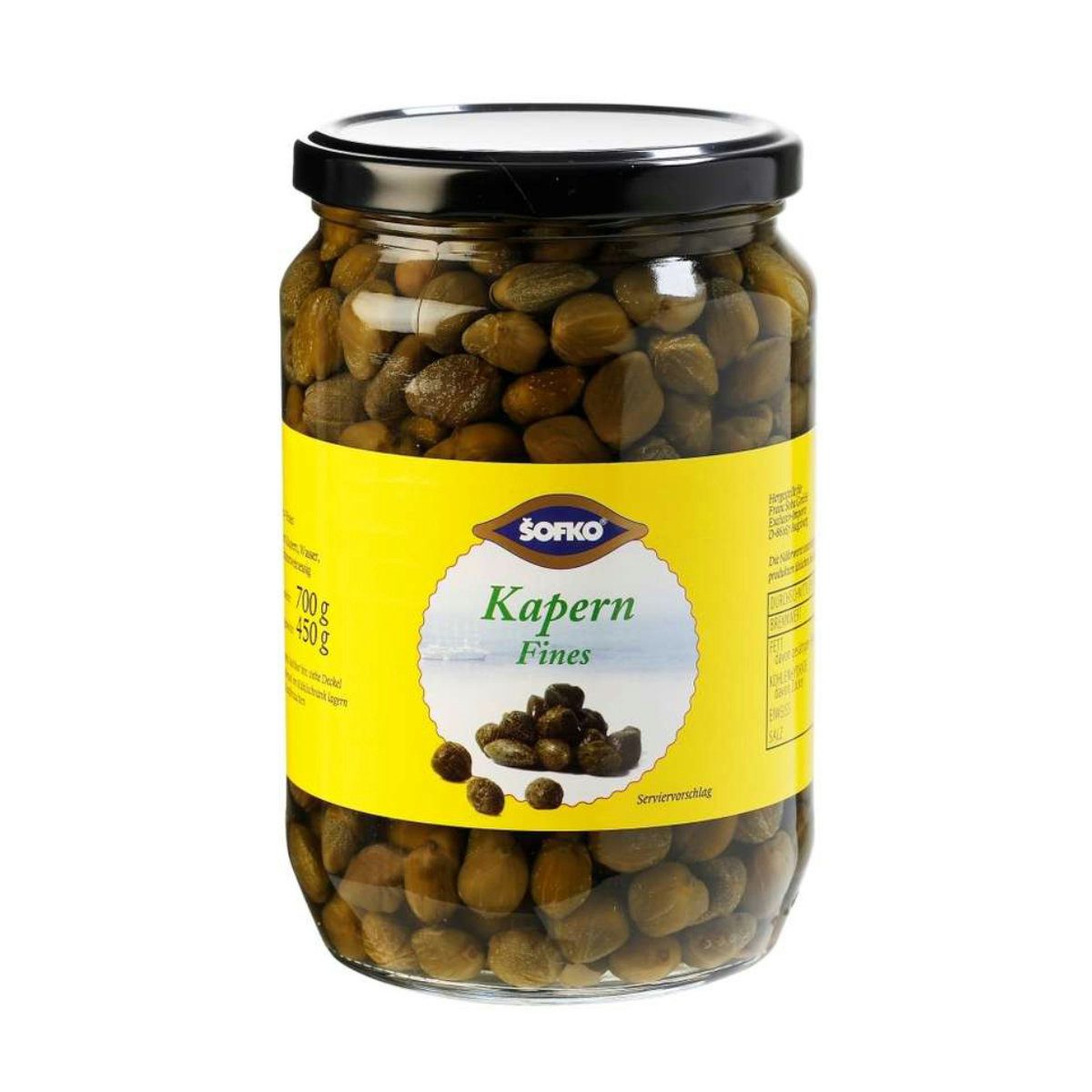SOFKO Gemüsekonserve, Sofko Kapern Fines 700g
