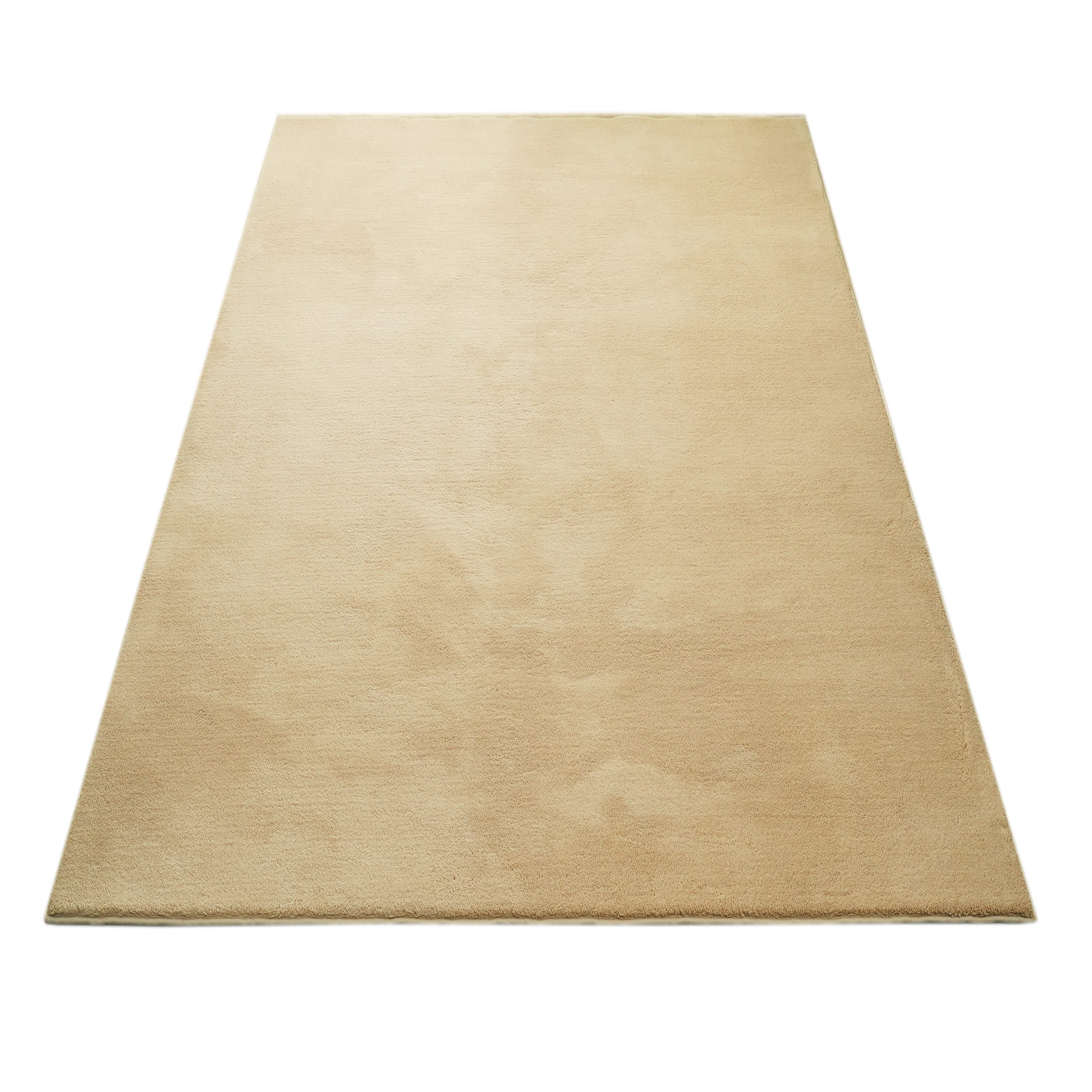 OTTO home Teppich Cali, in Standard- und Premium-Qualität, 13 mm oder 16 mm Höhe, rechteckig, Uni-Farben, kuschelig, & weich, waschbar, Wohnzimmer, Schlafzimmer