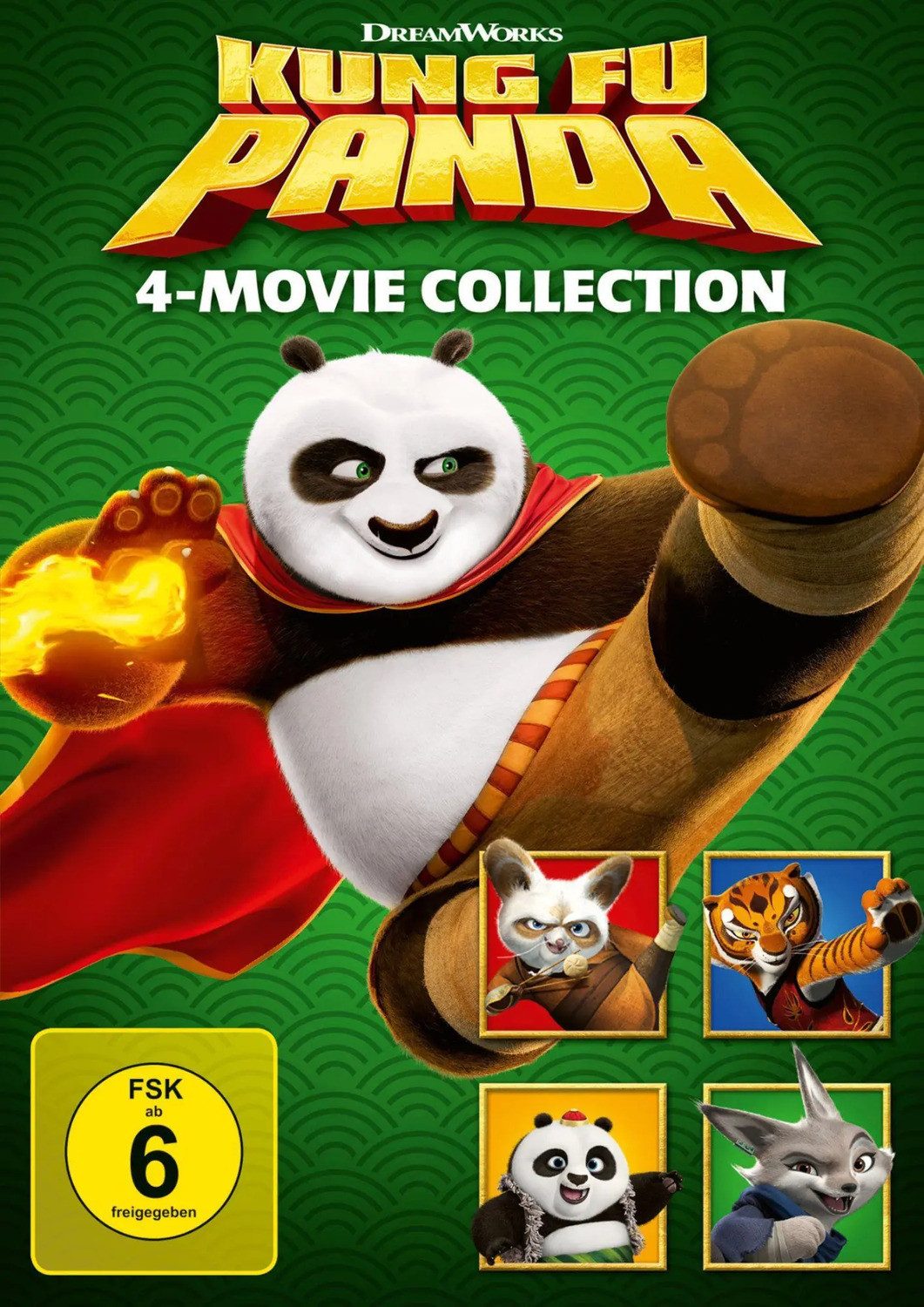 DVD Kung Fu Panda - 1-4 Collection