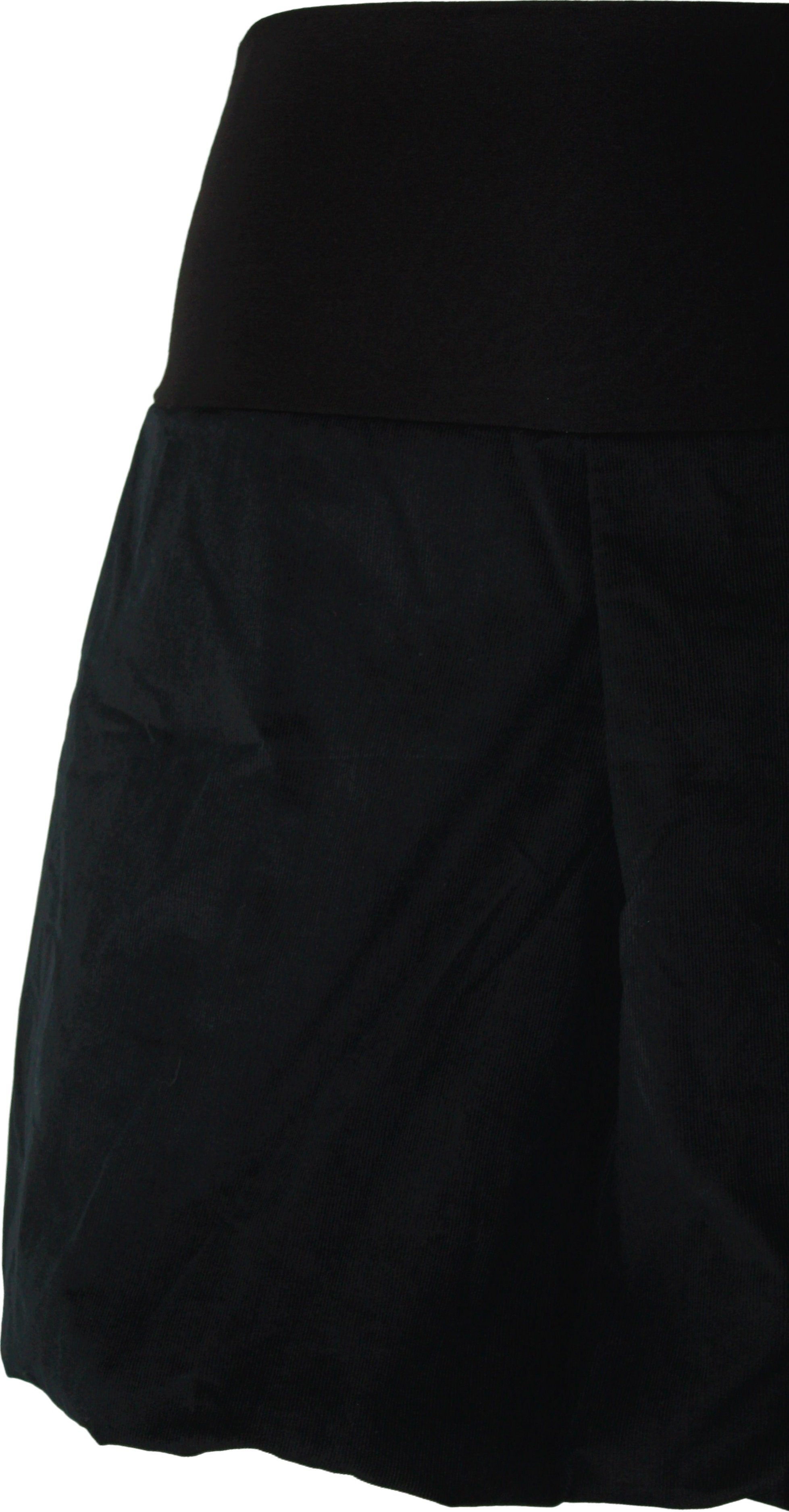 dunkle design Ballonrock 51cm Cord Schwarz günstig online kaufen