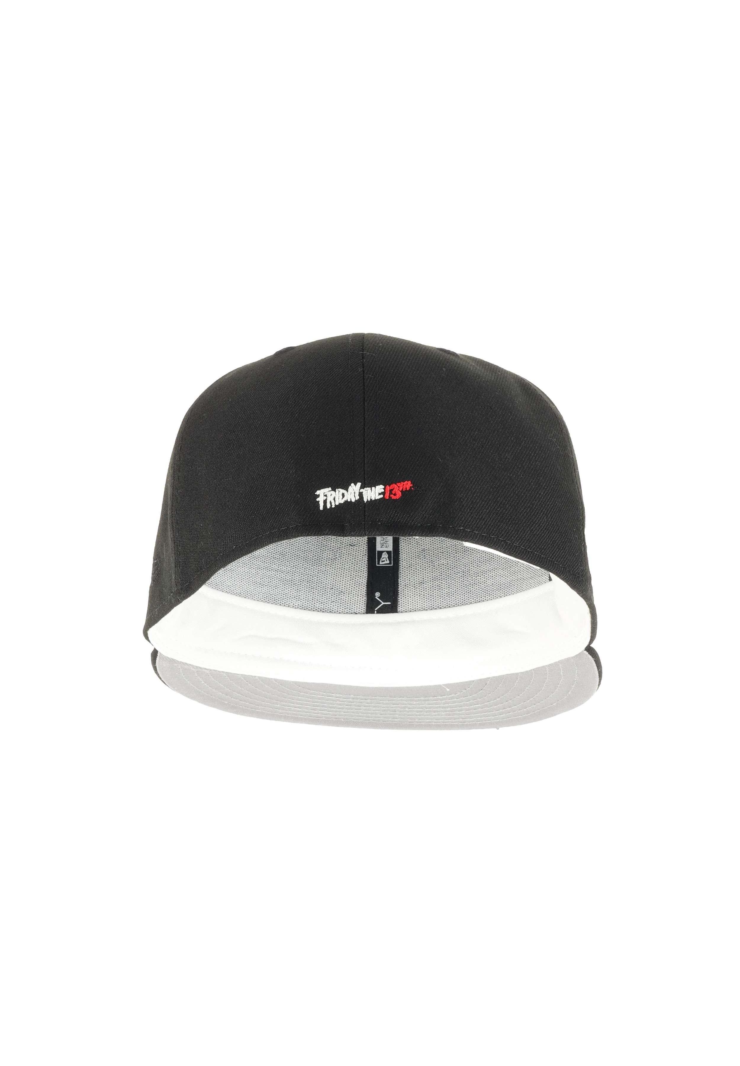 New Era Flat Cap Freitag der 13. Jason Maske Camp Crystal Lake Schwarz 59Fifty Basecap (1-St)