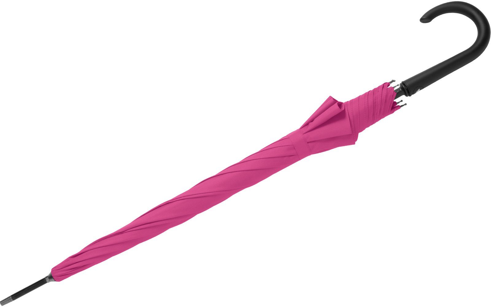 großer RS-Versand pink mit Langregenschirm Auslöseknopf Stahl-Fiberglas-Gestell, integrierter Auf-Automatik, Regenschirm stabiler
