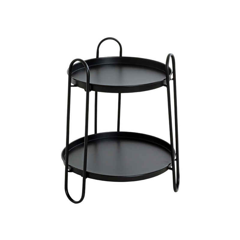 HAKU Beistelltisch HAKU Möbel Beistelltisch - schwarz-matt - H. 50cm