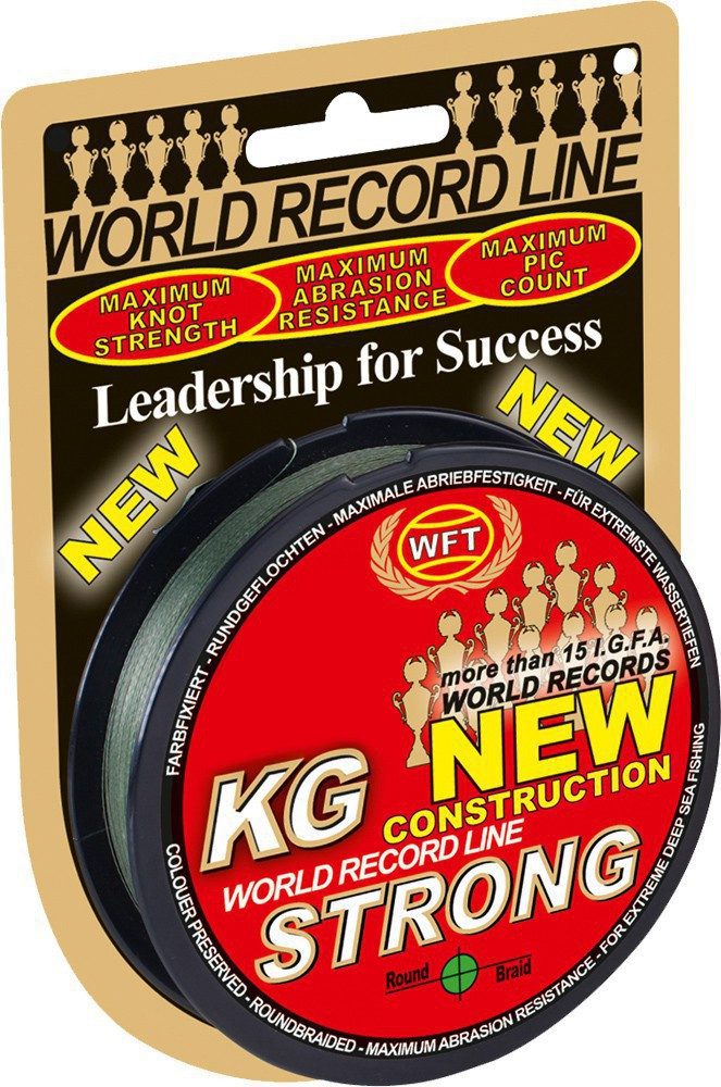 Angelschnur WFT KG STRONG Schnur 150m 0,25mm 39kg