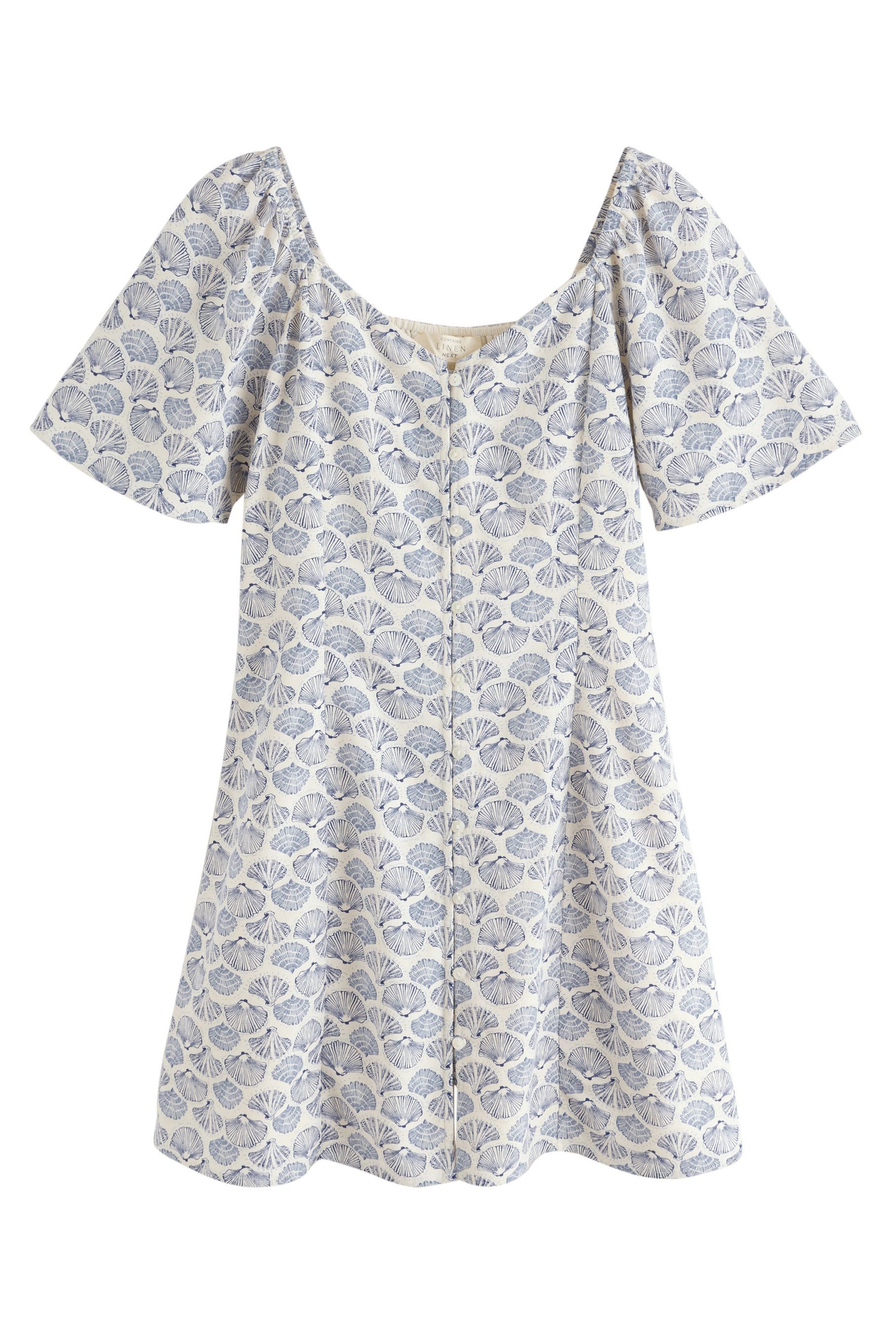 Next Strandkleid Minikleid mit Flatterärmeln (1-tlg)