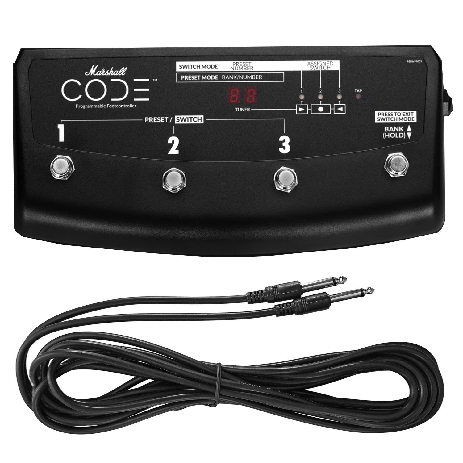 Marshall Fußschalter PEDL-91009 Footswitch für Code Serie Audioverstärker