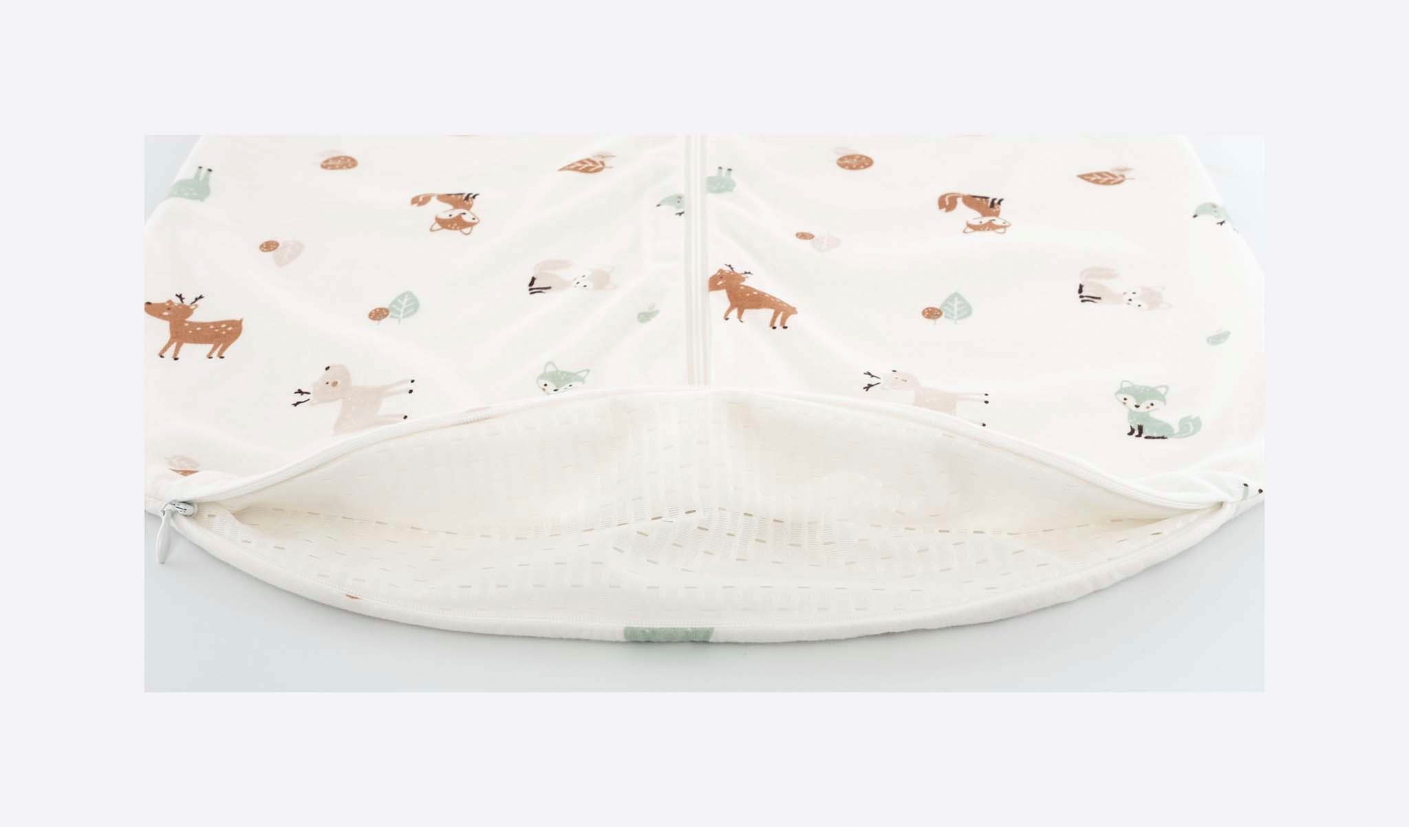 Träumeland Babyschlafsack Sommerschlafsack LIEBMICH Baumwolle Waldtiere, günstig online kaufen