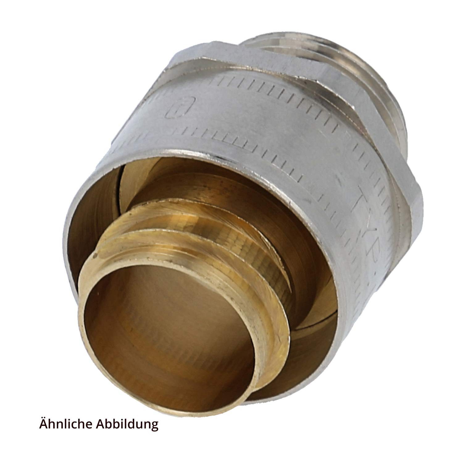 Flexa Schlauchverschraubung Titel:FSW 11/17 Metallverschraubung gerade Gewinde PG11x1,41 für Schl