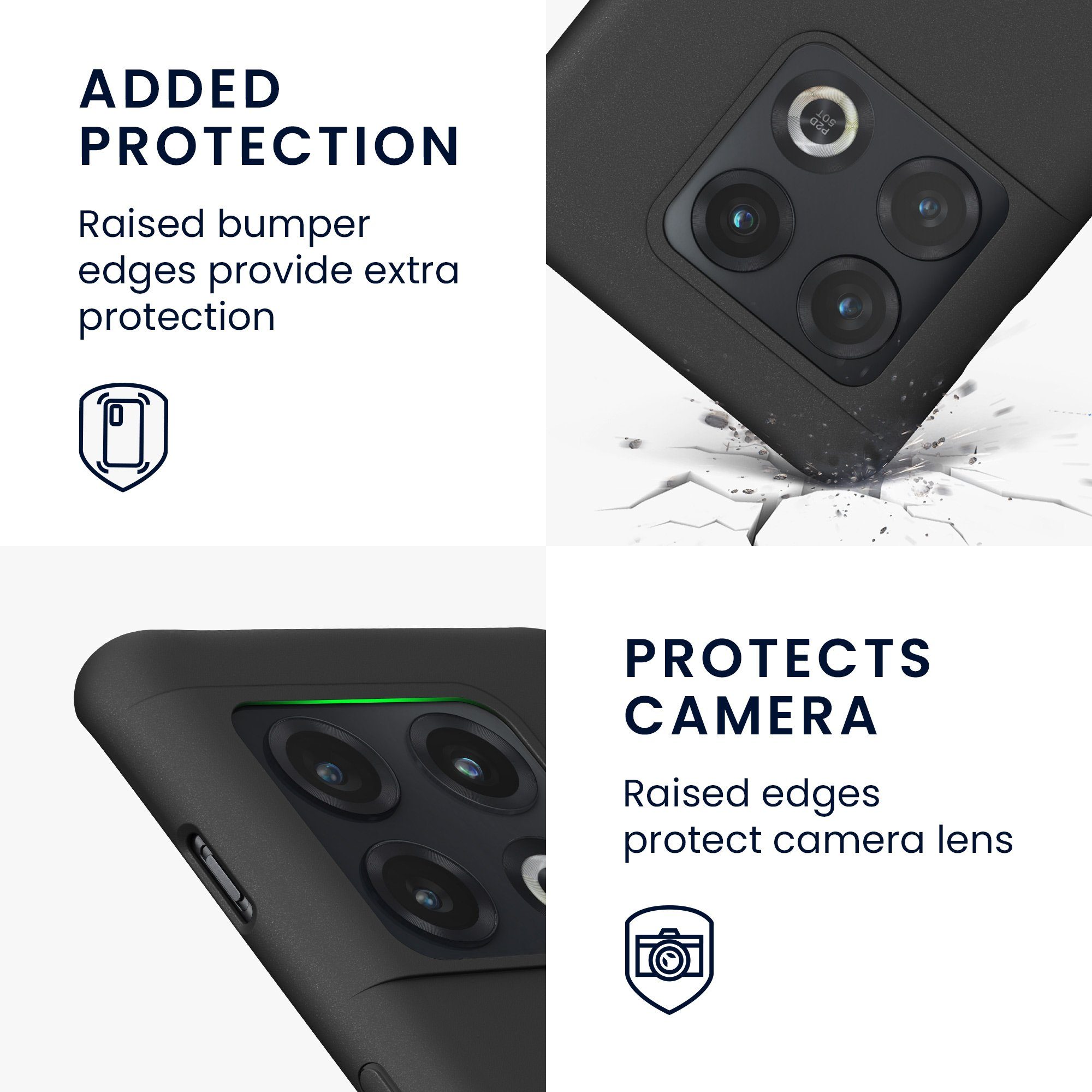 kwmobile Handyhülle Hülle für OnePlus 10 Pro 5G, Hülle Silikon - Soft Handyhülle - Handy Case Cover