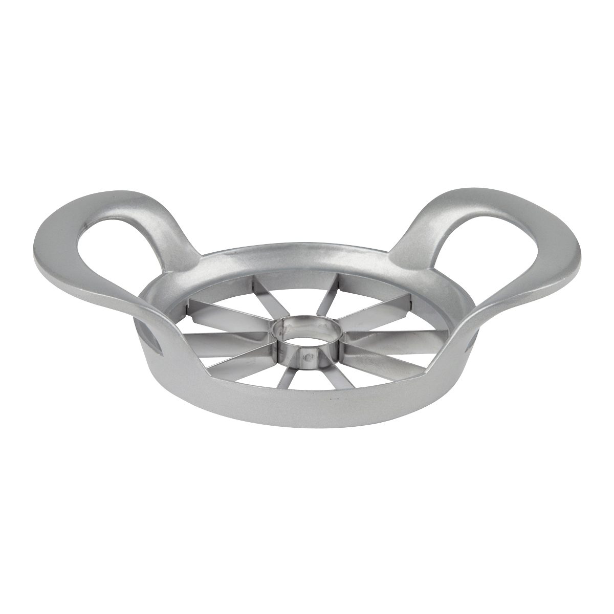 EUROHOME Obstschneider Apfelkernausstecher für müheloses Entkernen, (1-tlg., Obstschneider 17 x 11 x 4,5 cm), Apfelschneider aus Aluminium - Apfelteiler