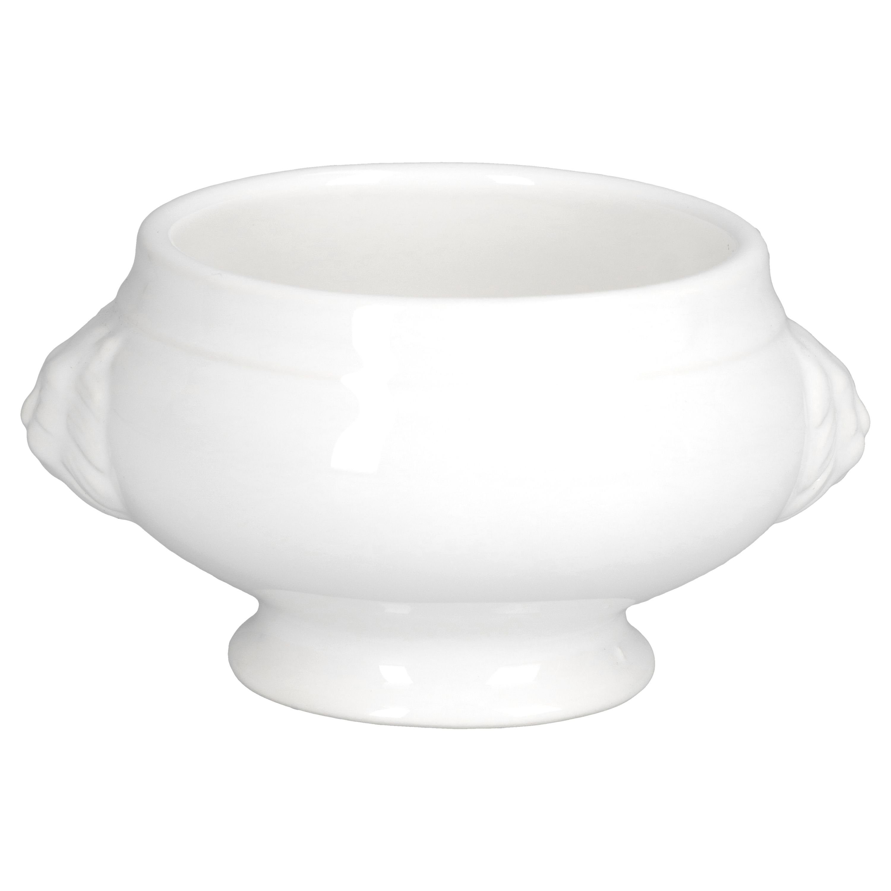 MamboCat Suppenschüssel LEO Löwenkopf-Terrinen Set 7-tlg. I 1x 2 L + 6x 0,25 L, Steingut