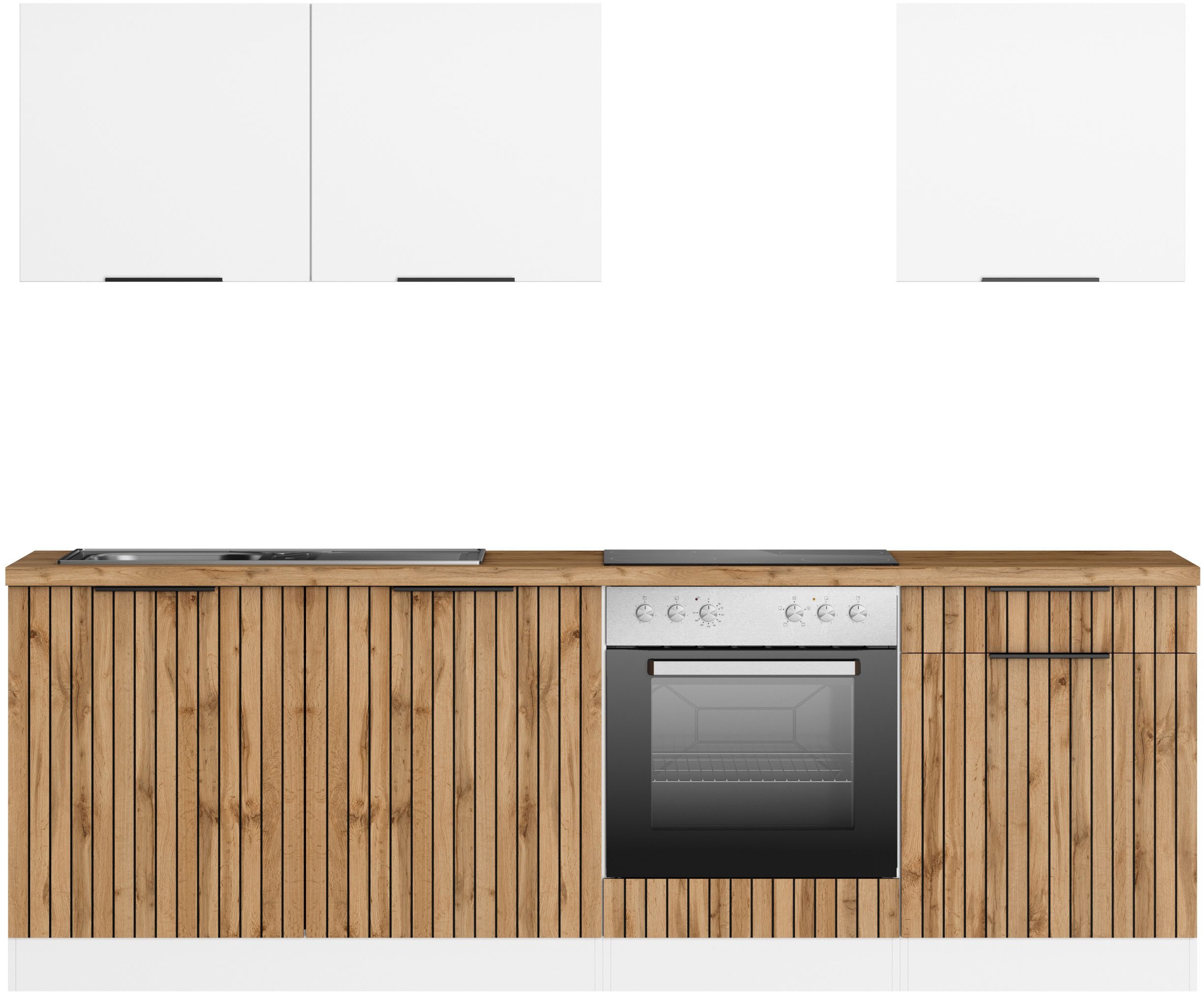 KOCHSTATION Küchenzeile KS-Lagos2, Breite 240 cm, günstig online kaufen