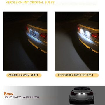 Hikity LED Laterne Auto LED Nummernschildbeleuchtung 2 Stück für BMW BMW E39 E60 E61 E90, für BMW E39 E60 E61 E90 E91 E92 E93 E82 E88 E70 E71