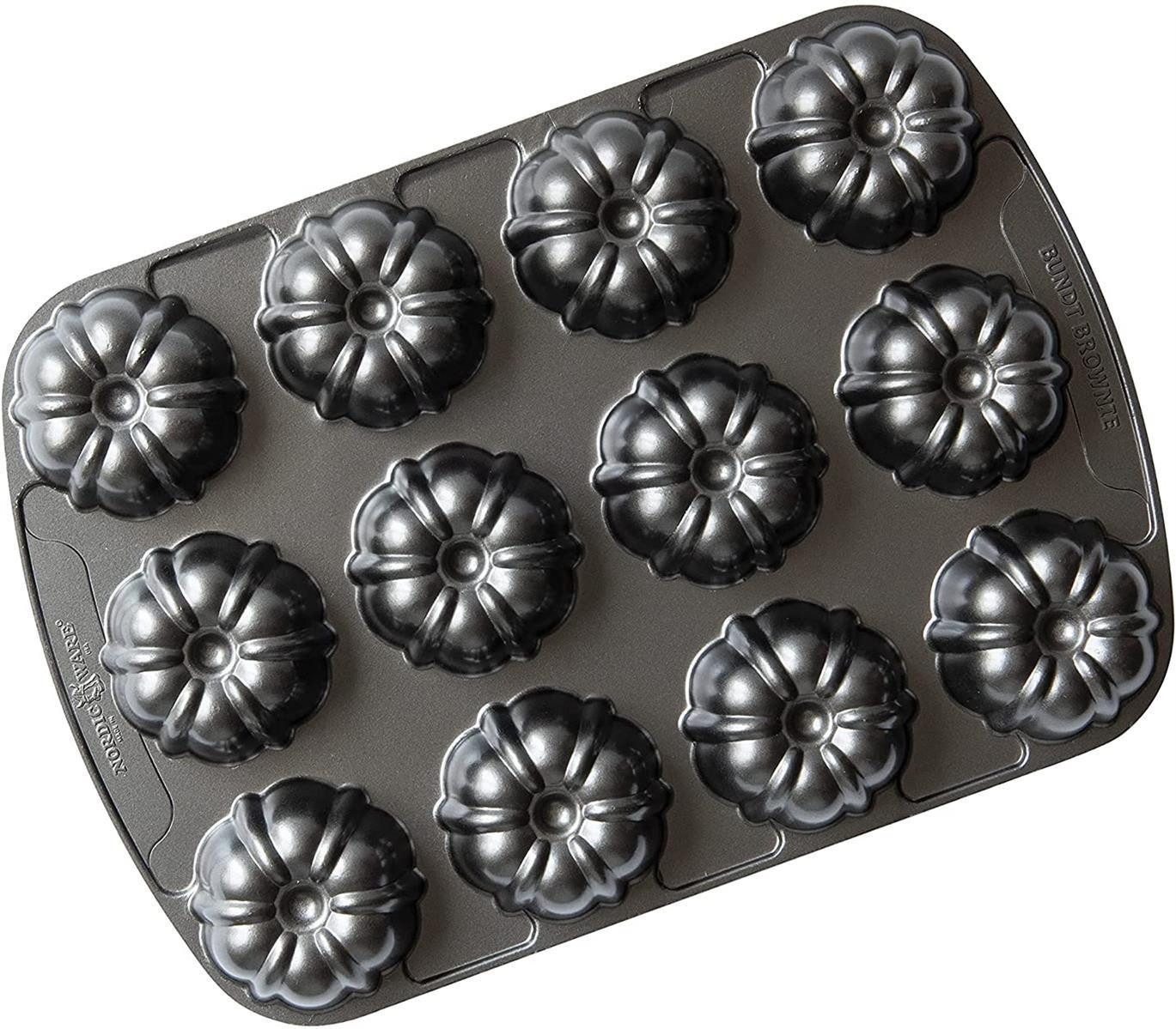 Nordic Ware Ersatzscherkopf Nordic Ware Pro Cast Bundt Browniepfanne