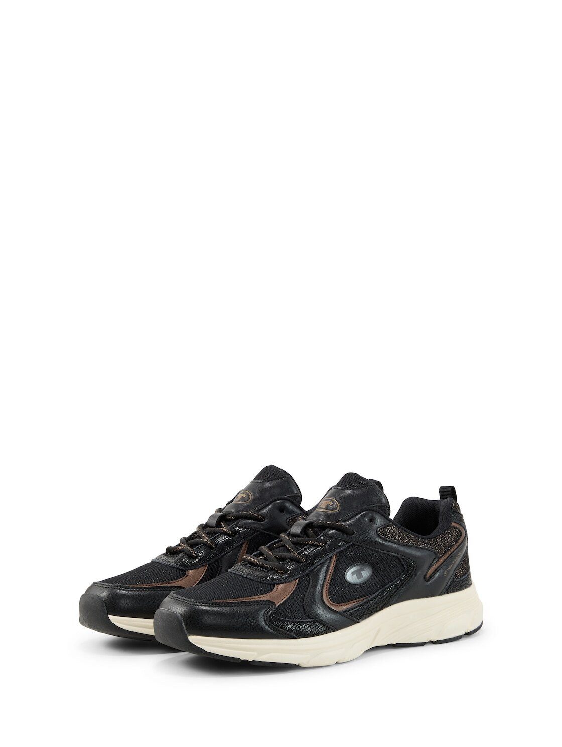 TOM TAILOR Shoes Licence Sneaker Sneaker mit Material-Mix und Glitzer