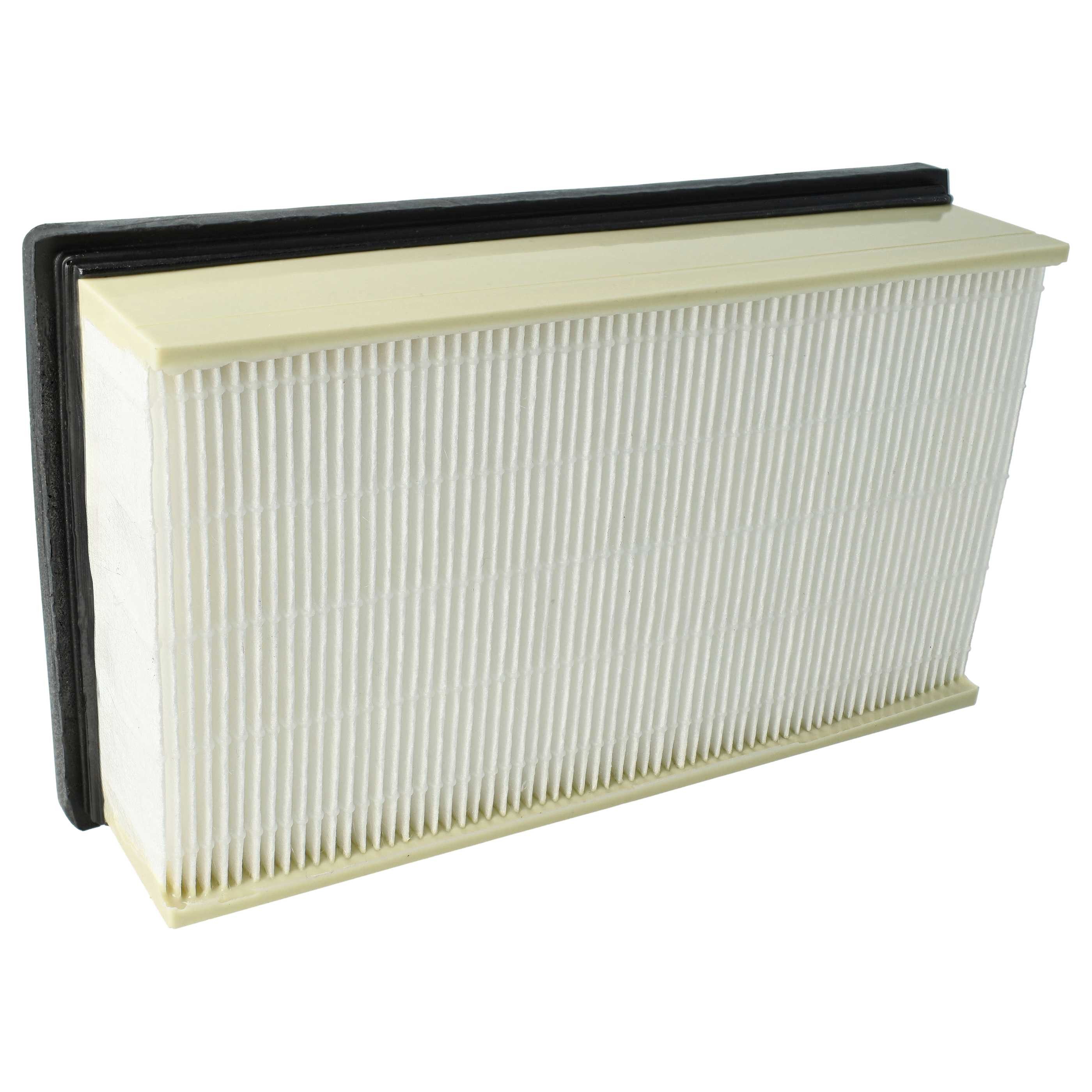 vhbw Flachfaltenfilter passend für Kärcher NT 35/1 Tact Te H, NT 361 Eco Te H, NT361, NT 35/1, für Nass-/Trockensauger