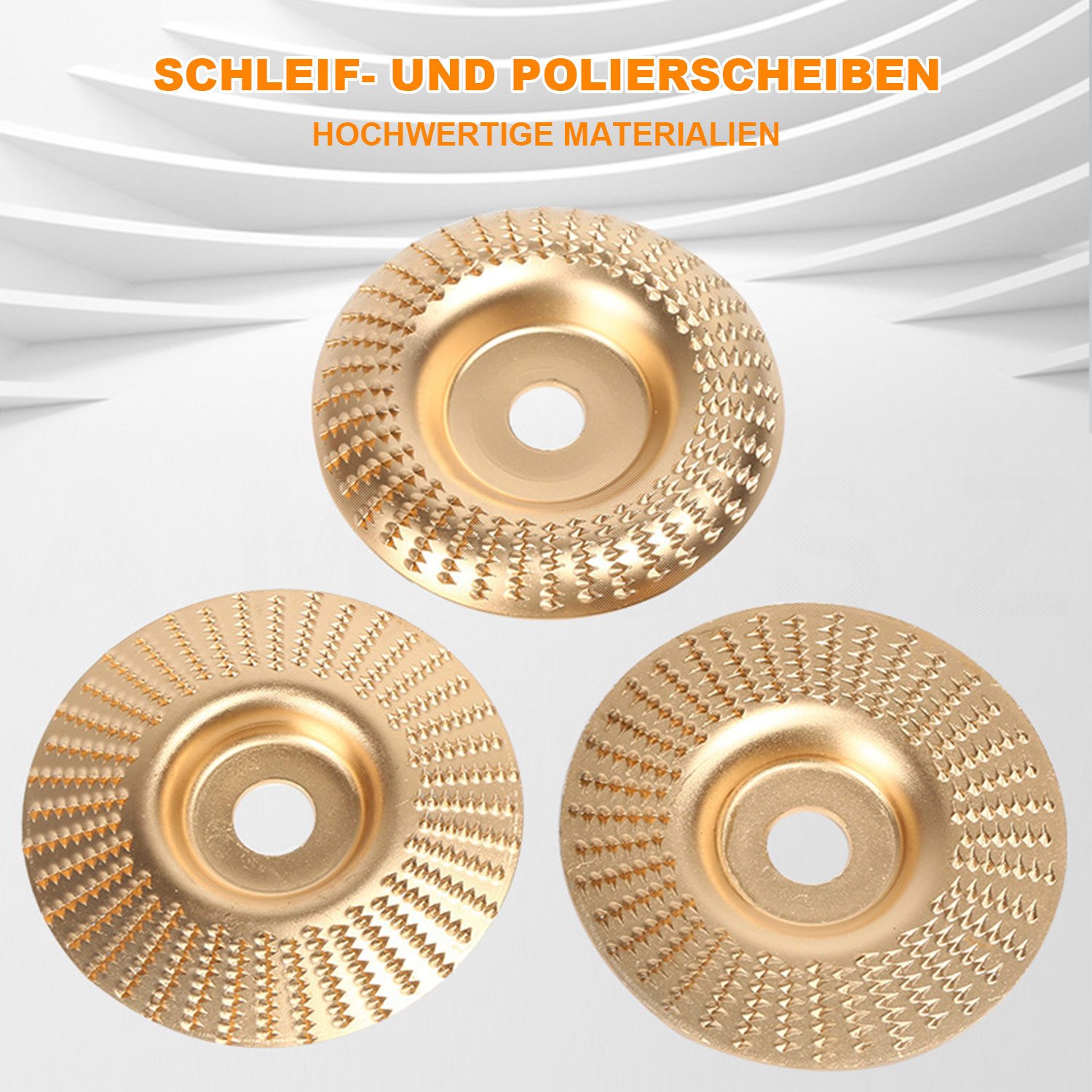 Refttenw Schleifscheibe Holzschleifwerkzeuge,Polierscheiben,Verschleiß-resistent, (1 St), Hohe Härte