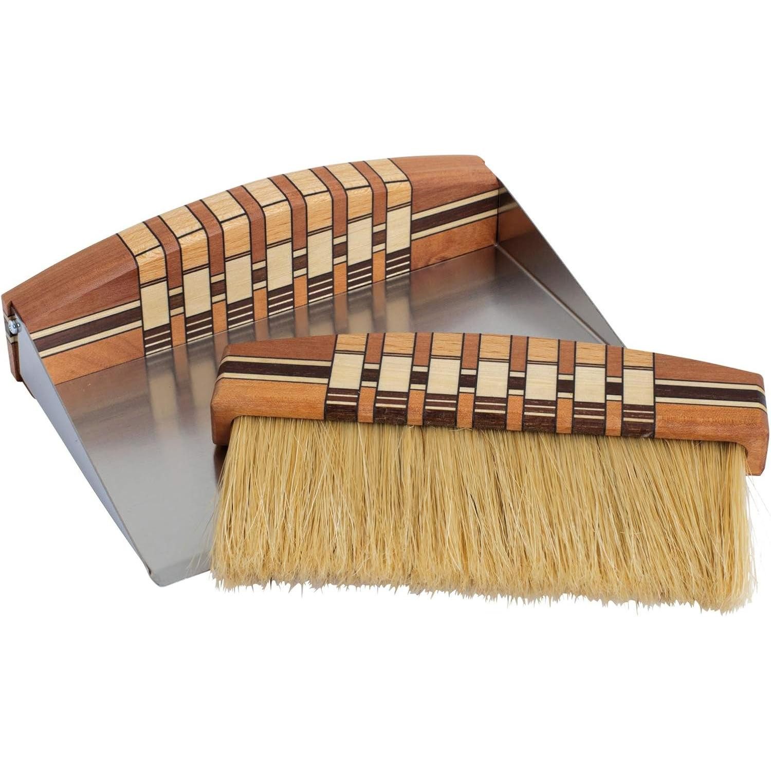 Bürstenhaus Redecker Reinigungsbürste Redecker Tischbürste/Tischkehrset Table Sweeping Set, Matrix Design