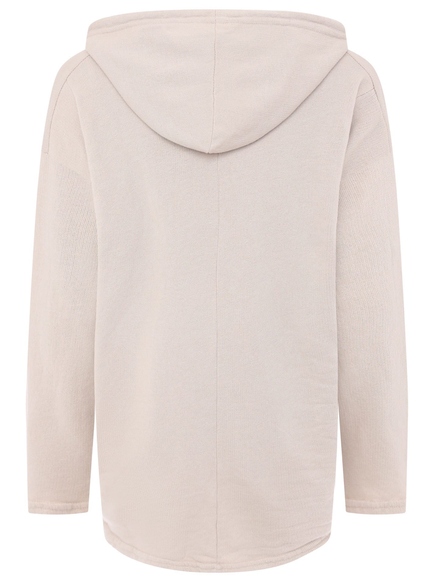Zwillingsherz Hoodie "Moin" Kapuze, Kordelzug, Langarm, maritimer Schriftzug – Bild 4 von 5