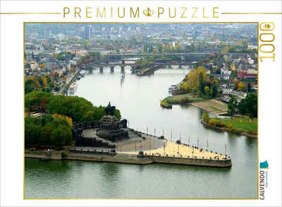 CALVENDO Puzzle CALVENDO Puzzle Deutsches Eck in Koblenz 1000 Teile Lege-Größe 64 x 48 cm Foto-Puzzle Bild von Thomas Polske, 1000 Puzzleteile