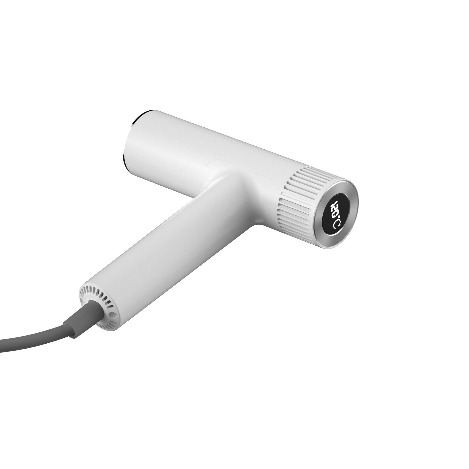 Maity Ionic-Haartrockner Hochgeschwindigkeits bürstenloser Motor,300 Mio Ionen,60m/s Luftstrom, 1500 W, LED-Anzeige, Geräuscharm,Superleicht, Grau/Weiß