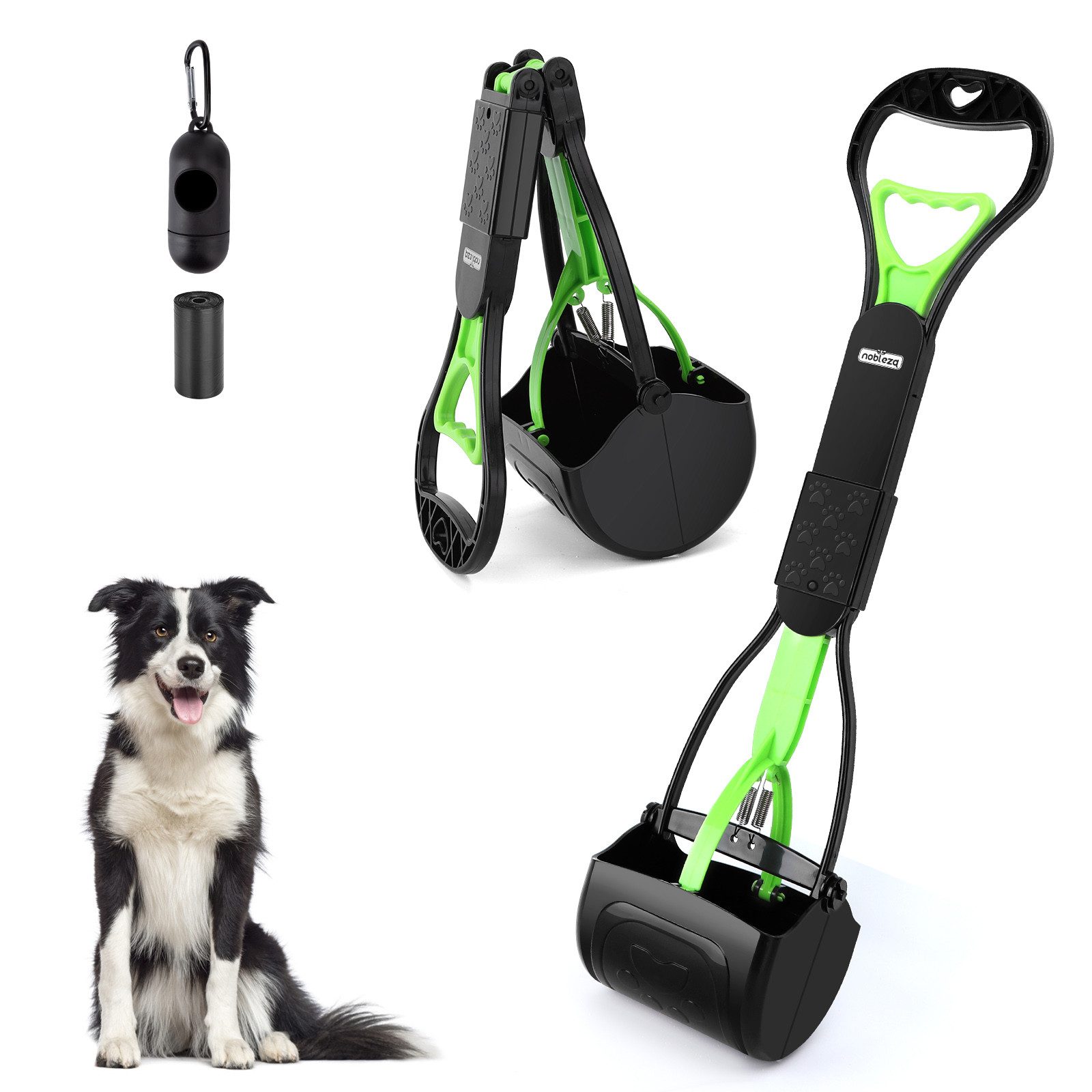 Hundetoilette Raccoglitrice per cani 60 cm Raccogli Cacche per Cane Portatile