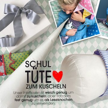 windeltou - MACH DEINS DRAUS Schultüte Schultütenkissen mit EPS-Perlen ungefüllt, Made in Germany, Hautfreundlich, Waschbar